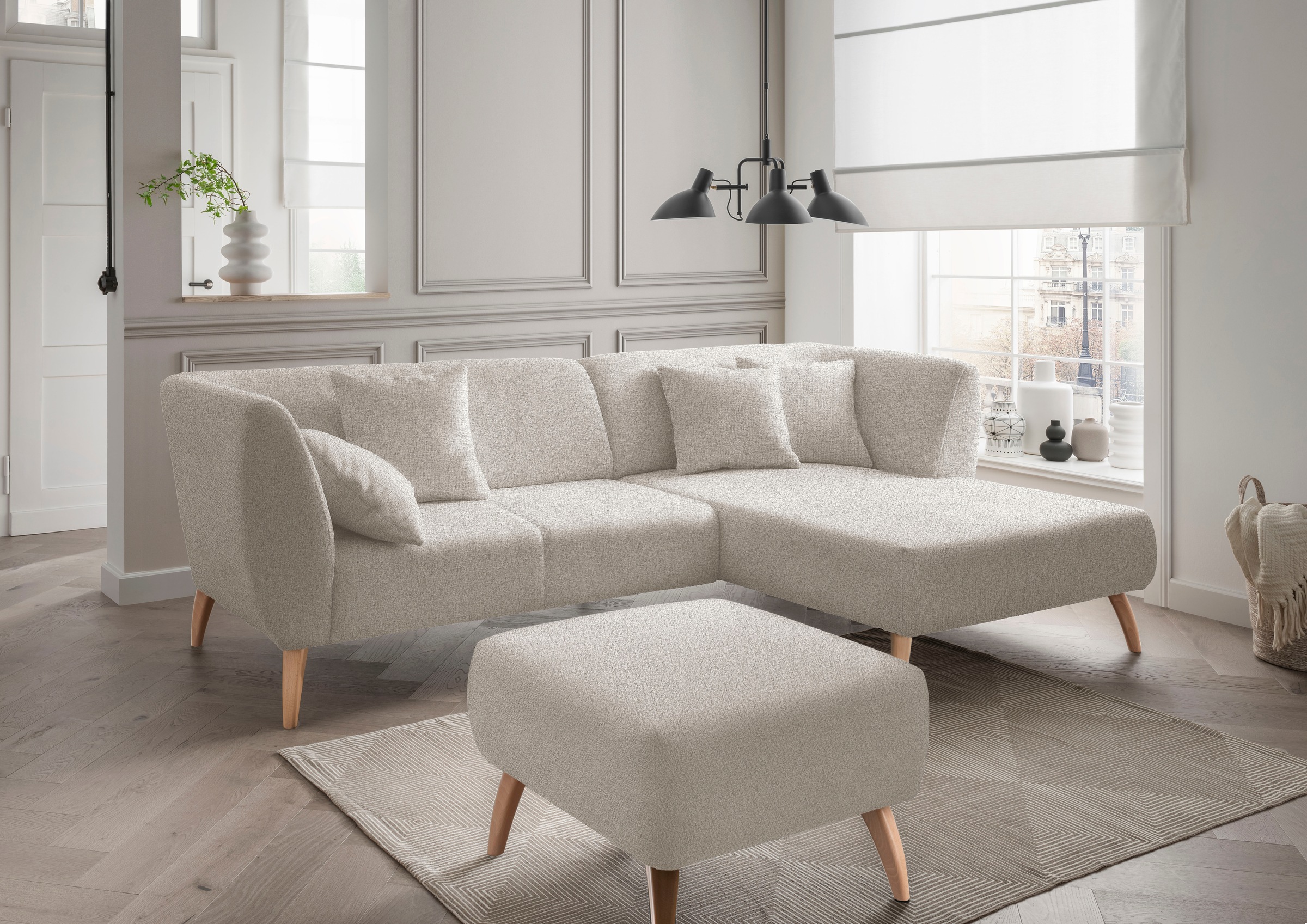 INOSIGN Ecksofa »Colori Polstermöbel mit zeitlos eleganter Rückenführung. L günstig online kaufen