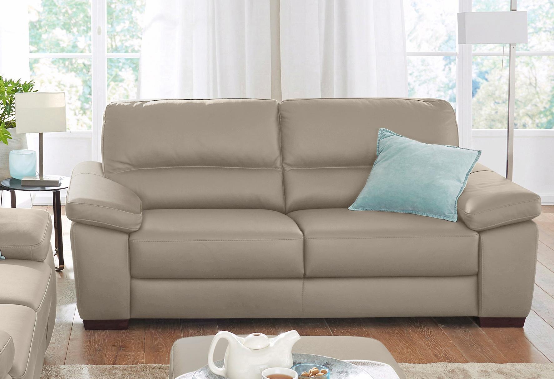 CALIA ITALIA 2-Sitzer »Gaia, hochwertiges Ledersofa mit erstklassigem Sitzk günstig online kaufen