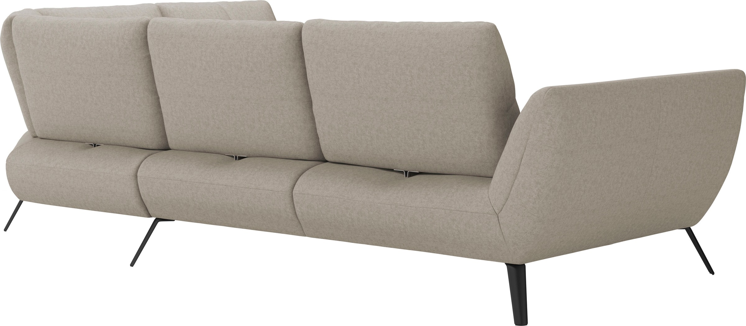 Places of Style Ecksofa »Mikado L-Form«, inkl. Sitztiefenverstellung und Armteilverstellung