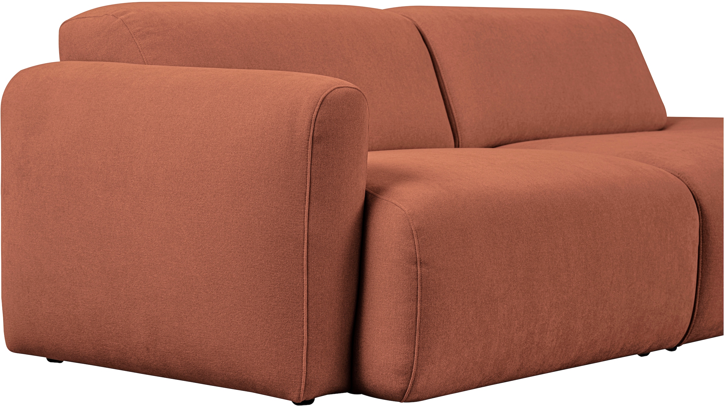 andas 2-Sitzer »Myrland«, Breite 220 cm, Chenille, Easy Clean Stoff, mit Kaltschaum