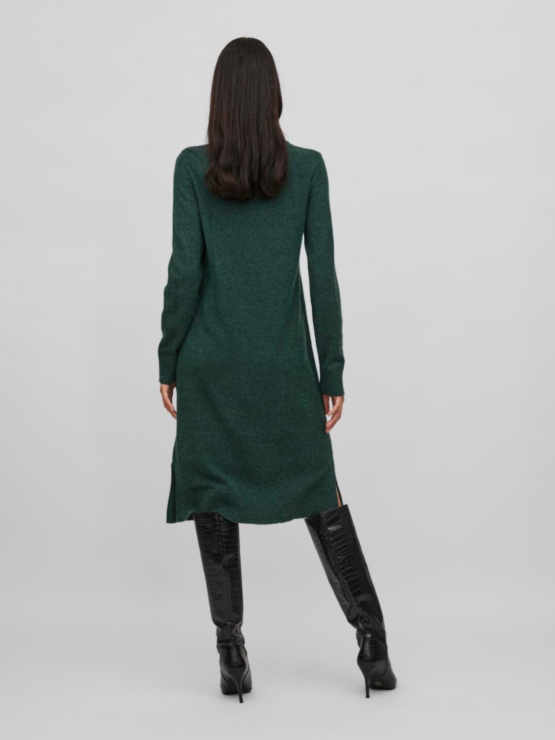 Vila Strickkleid »VIRIL CREW NECK L/S MIDI DRESS - NOOS«