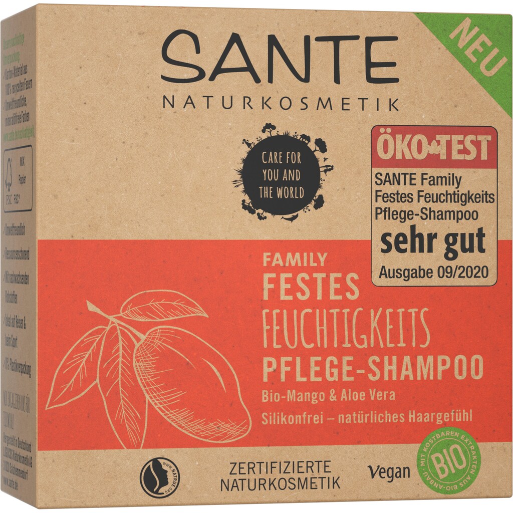 SANTE Festes Haarshampoo »FAMILY Feuchtigkeitsshampoo«