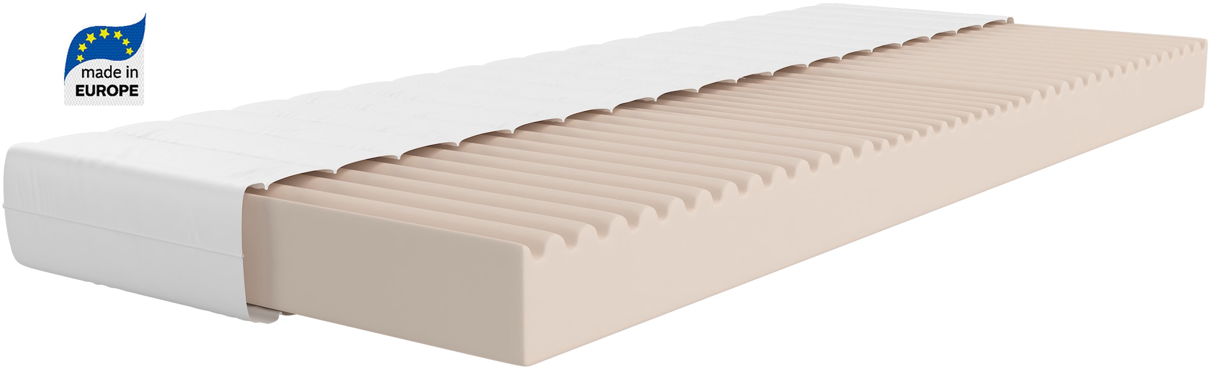 my home Komfortschaummatratze »NEUHEIT: Livja 16, 7-Zonen Matratze 90x200 cm, 140x200 cm & mehr« 16 cm hoch Raumgewicht: 24 kg/m³ 1-tlg., 1 Stk. tlg. Wendematratze, ergonomisch, atmungsaktiv, in 2 Härtegraden