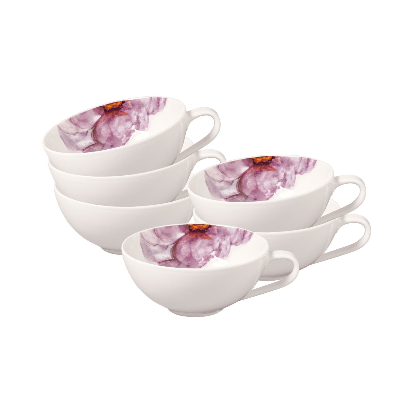 Villeroy & Boch Tasse »Teeobertassen Rose Garden 110 ml 6er Set bunt« günstig online kaufen
