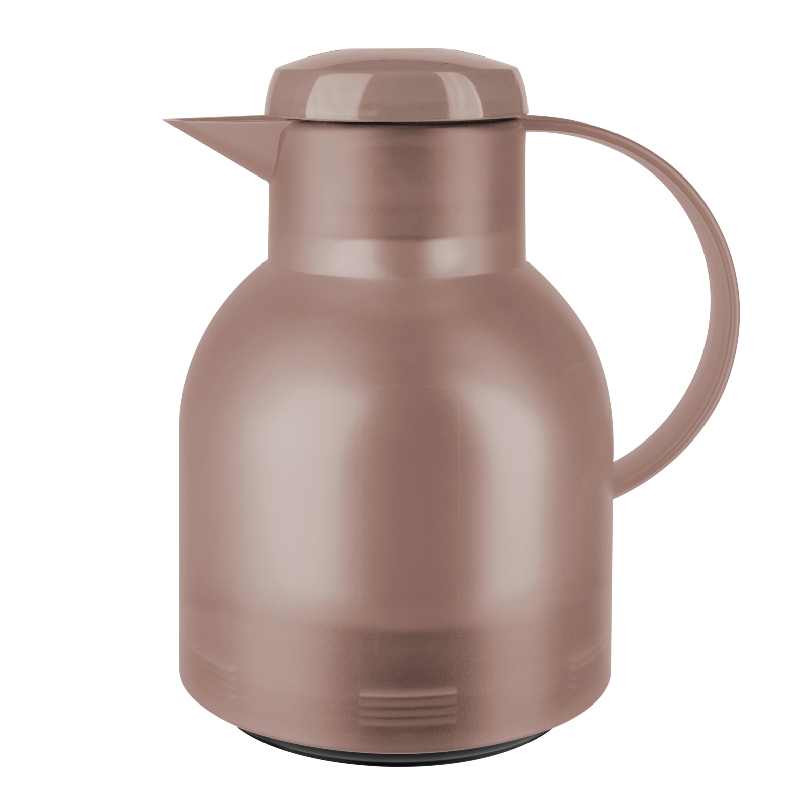 Emsa Isolierkanne »Samba«, 1 l, zeitloses Design, einfacher Knopfdruck, 24h kalt, 12h warm