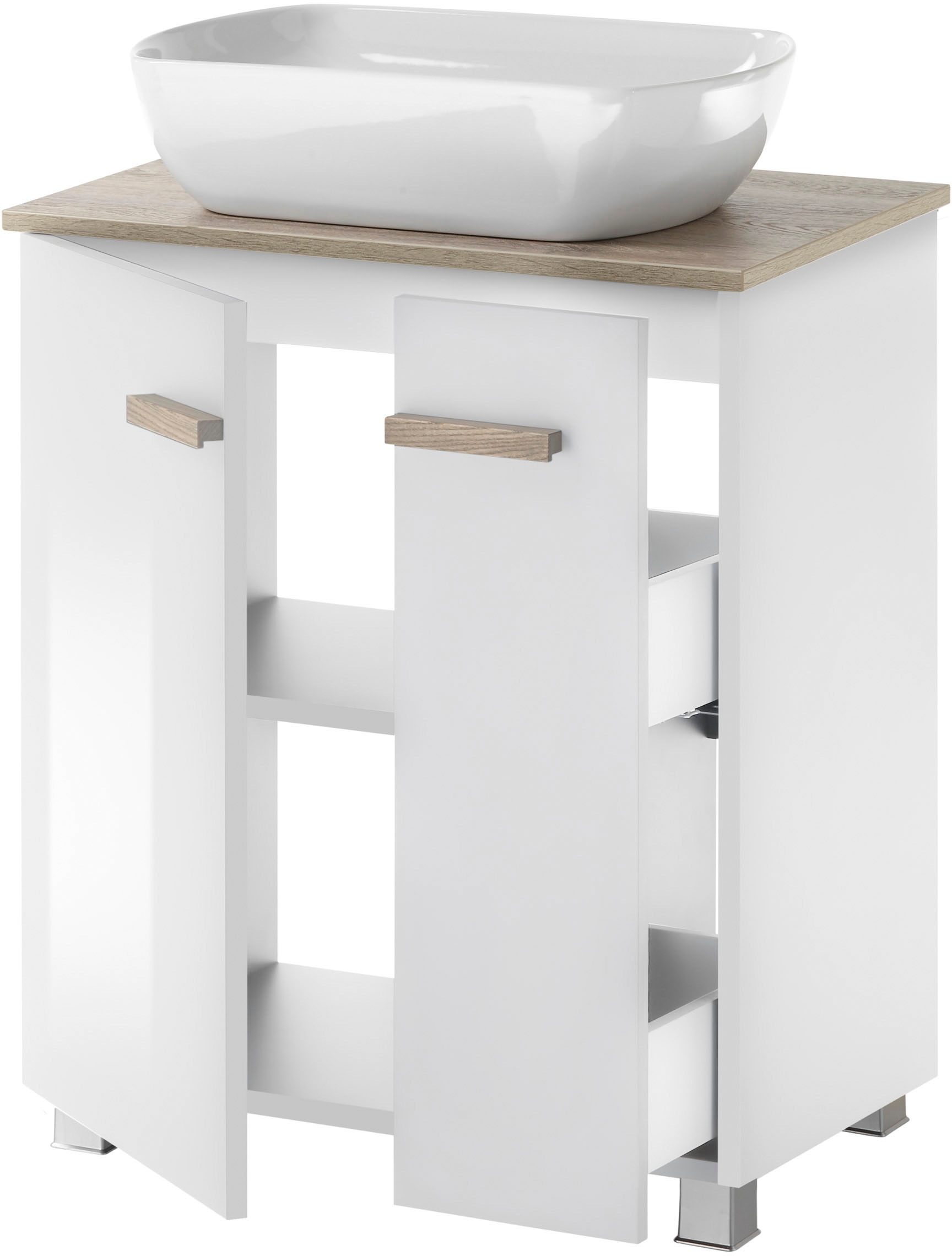 Places of Style Badmöbel-Set »SOLiD, Badmöbel-Set, Bad im modernen Design, günstig online kaufen