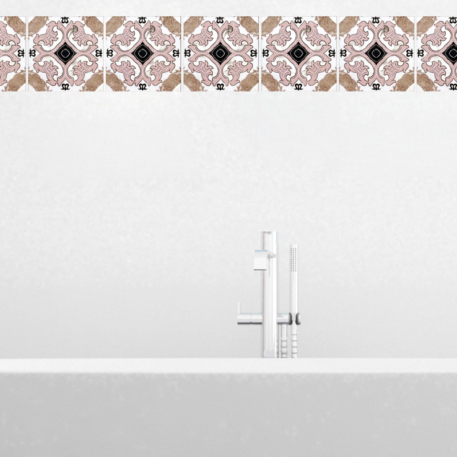 queence Fliesenaufkleber »Mosaik Muster«, Stickerfliesen, selbstklebend, Sticker, 12er Set