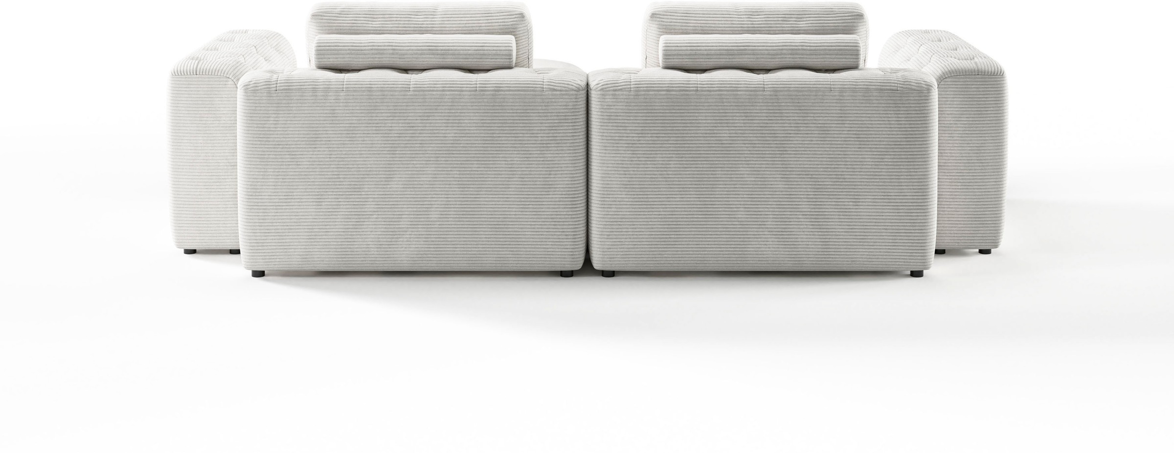 RAUM.ID Ecksofa »Cushid L-Form«, Modulset, bestehend aus 3 Teilen