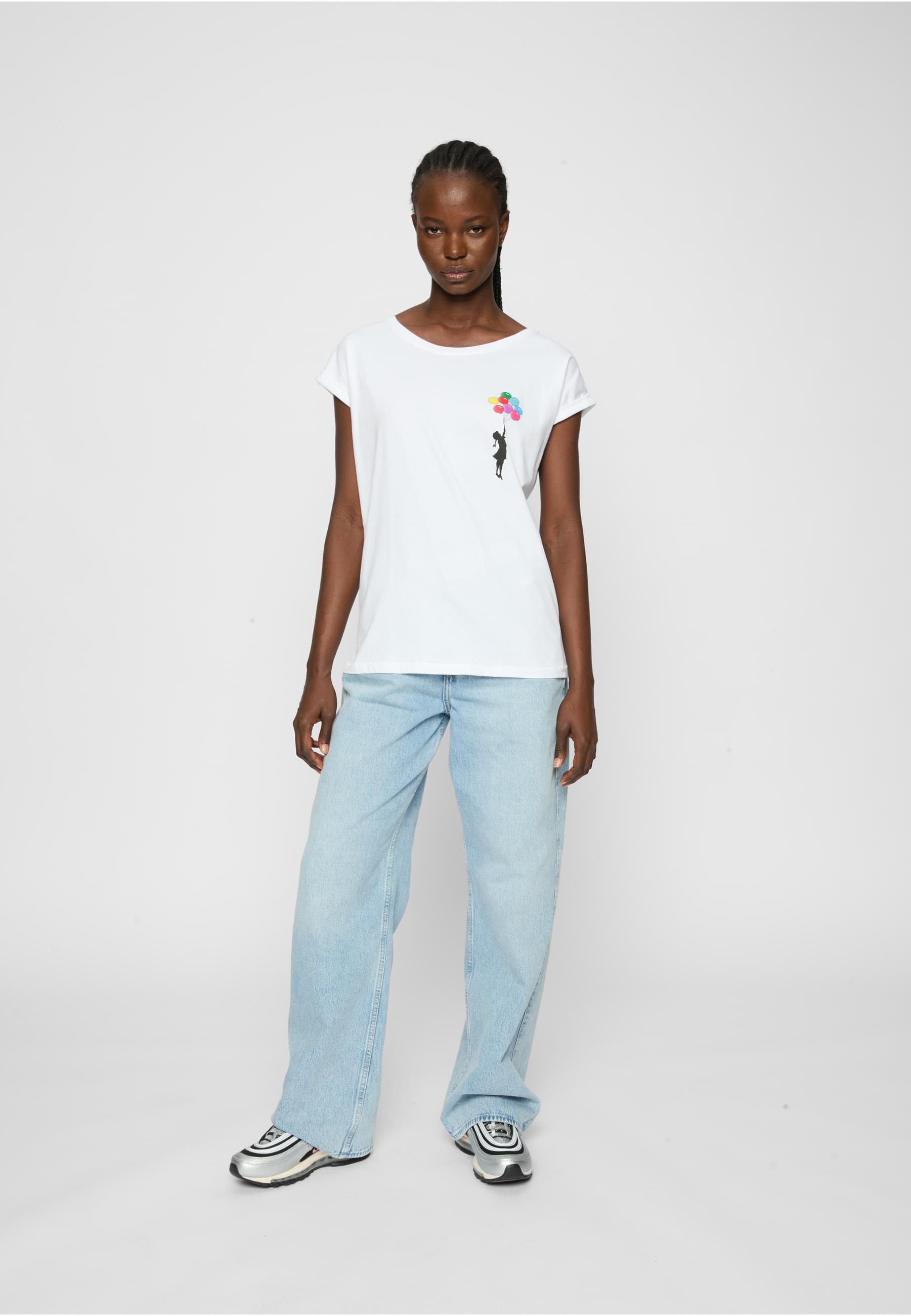 Merchcode Kurzarmshirt »Merchcode Damen Ladies Girl Floating Away T-Shirt« 1 Stk.