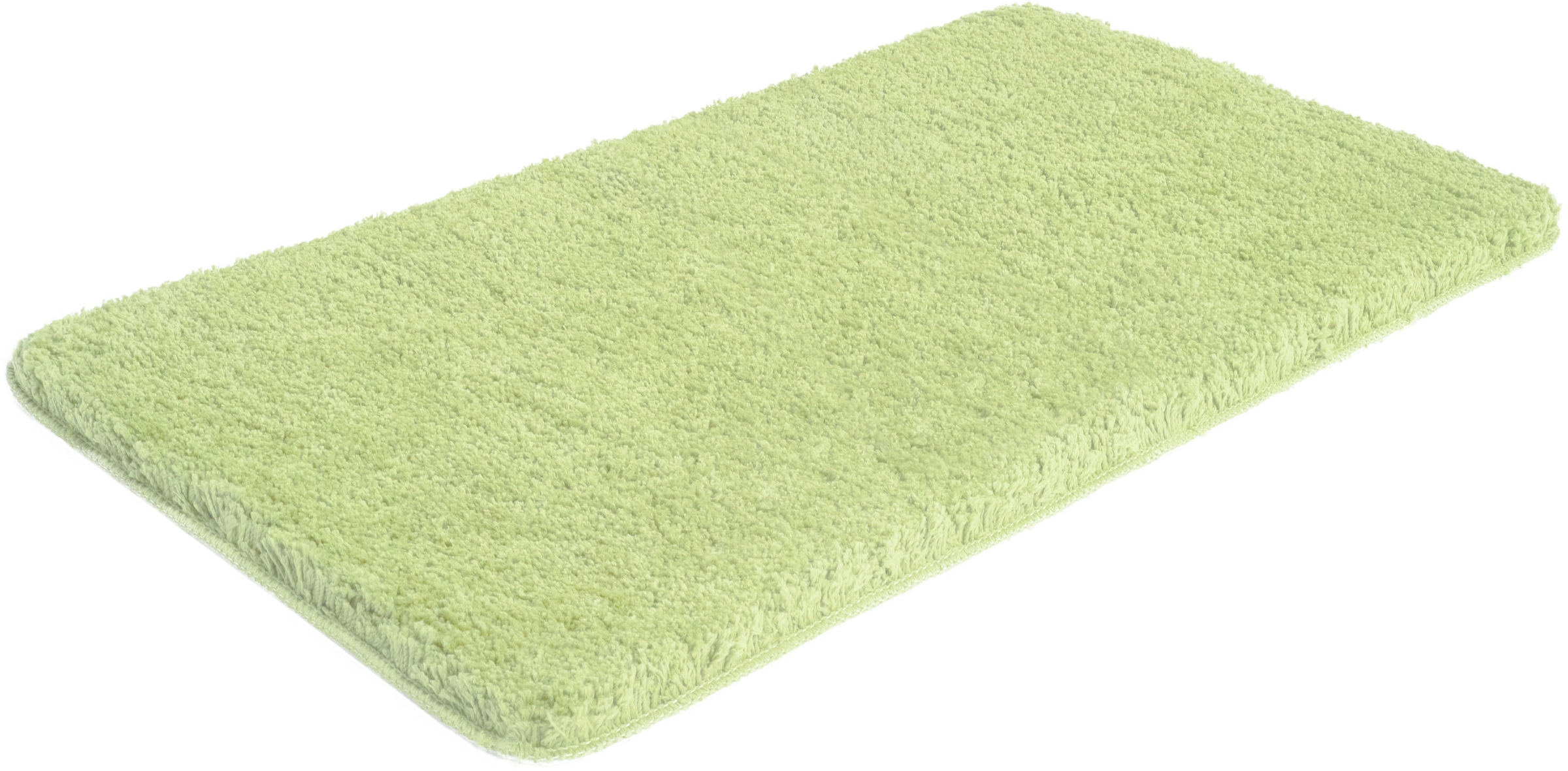 my home Badematte »Sanremo, Badvorleger, Badezimmer Teppich, sehr weich«, rutschhemmend beschichtet, fußbodenheizungsgeeignet-schnell trocknend, Badteppich, unifarben, rechteckig, rund & als 3-tlg. Set erhältlich