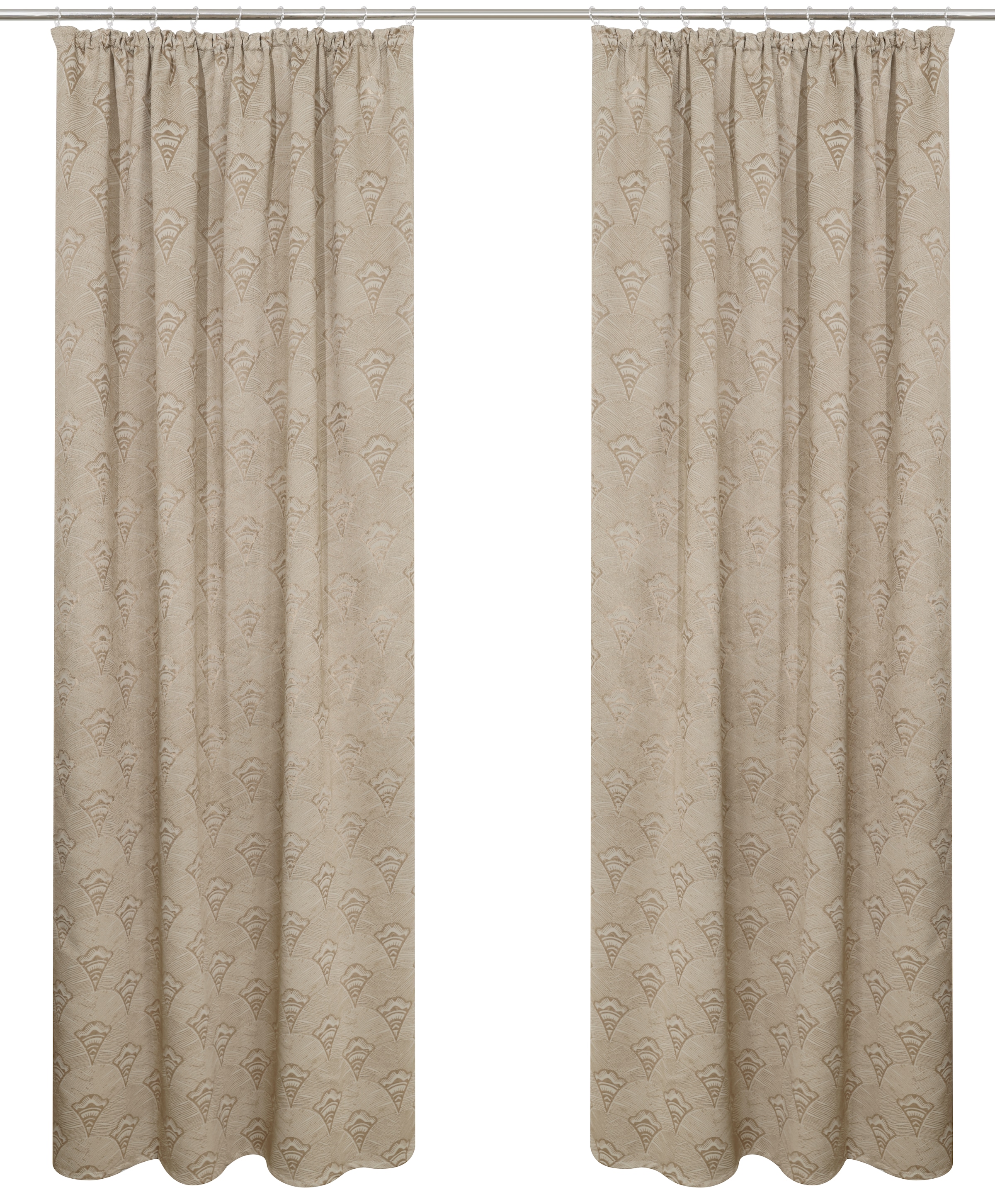 Bruno Banani Verdunkelungsvorhang »Alessio« Kräuselband 1 Stk. tlg. Elegantes Muster, Jacquard, verdunkelnder Vorhang, blickdicht ,modern