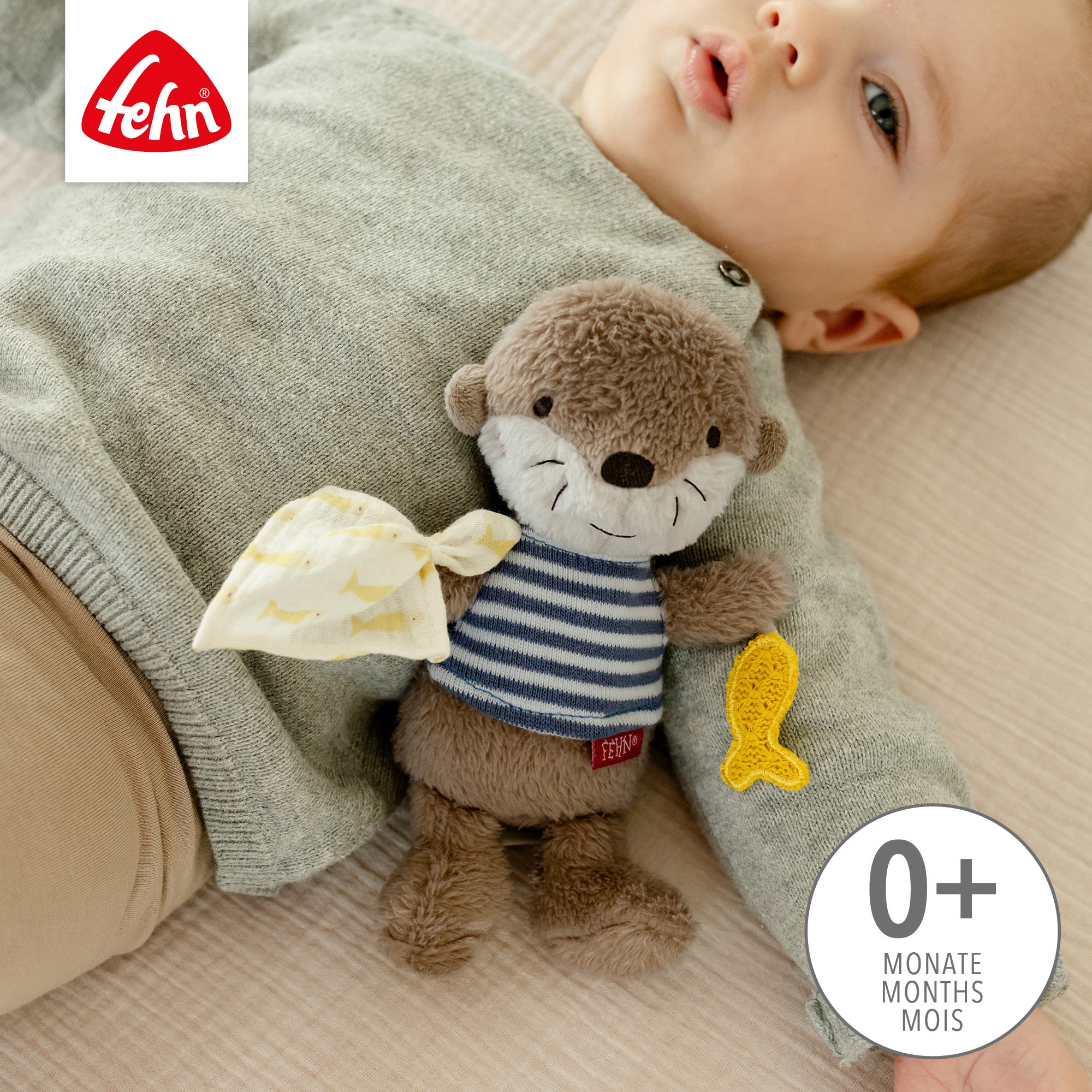 Fehn Kuscheltier »Otter Theo, Bean Bag Otter«