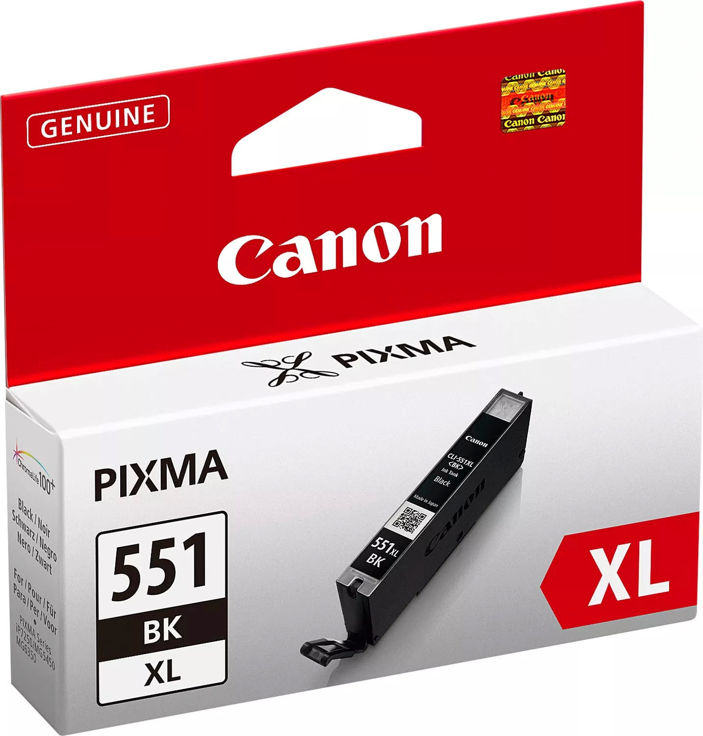 Canon Tintenpatrone »Canon CLI-551XL BK«, original Druckerpatrone 551 schwarz XL