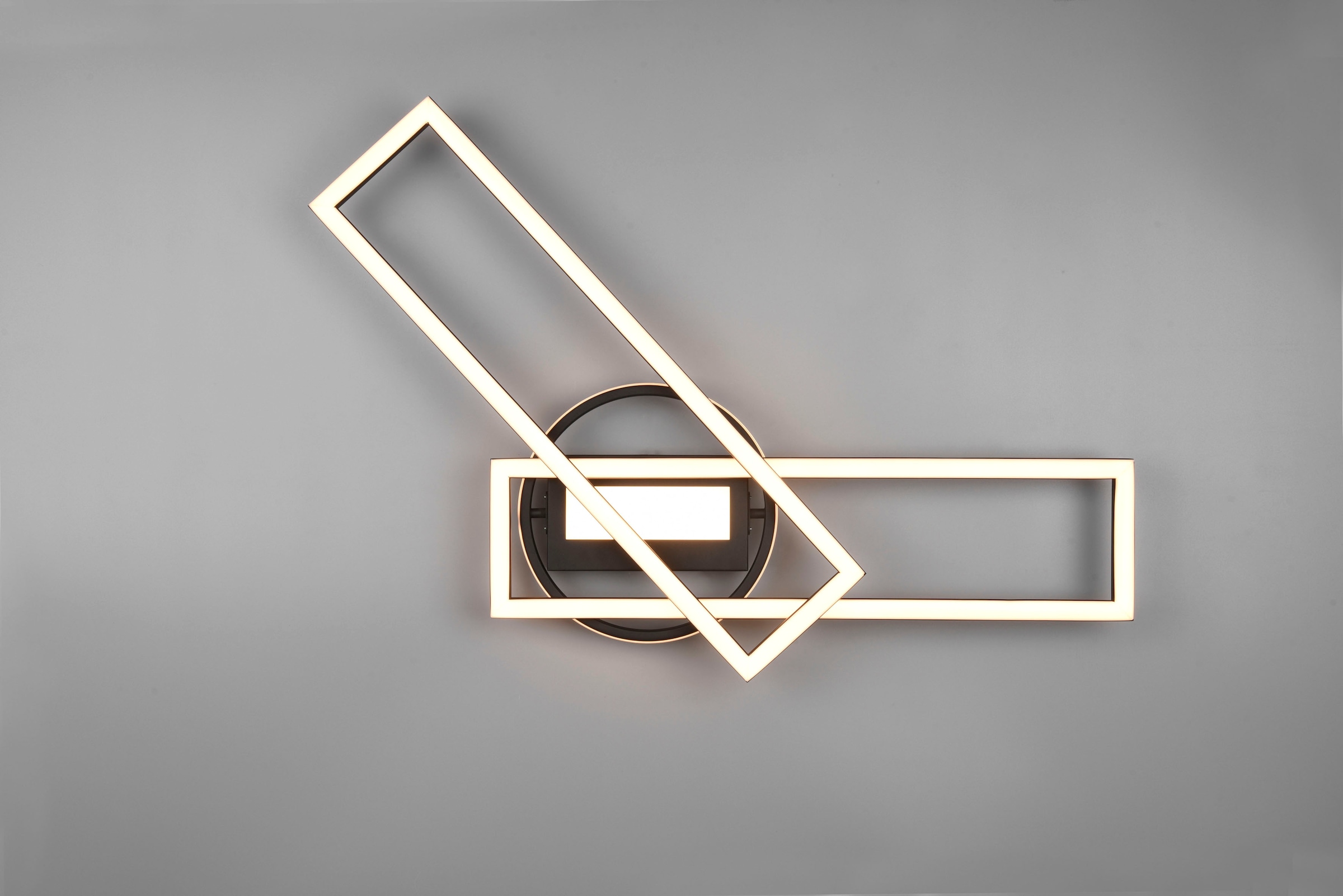 REALITY Leuchten LED Deckenleuchte »Twister« LED-Board 1 Stk. warmweiß - kaltweiß Deckenlampe 4500 Lumen Lichtfarbe einstellbar Fernbedienung Memory