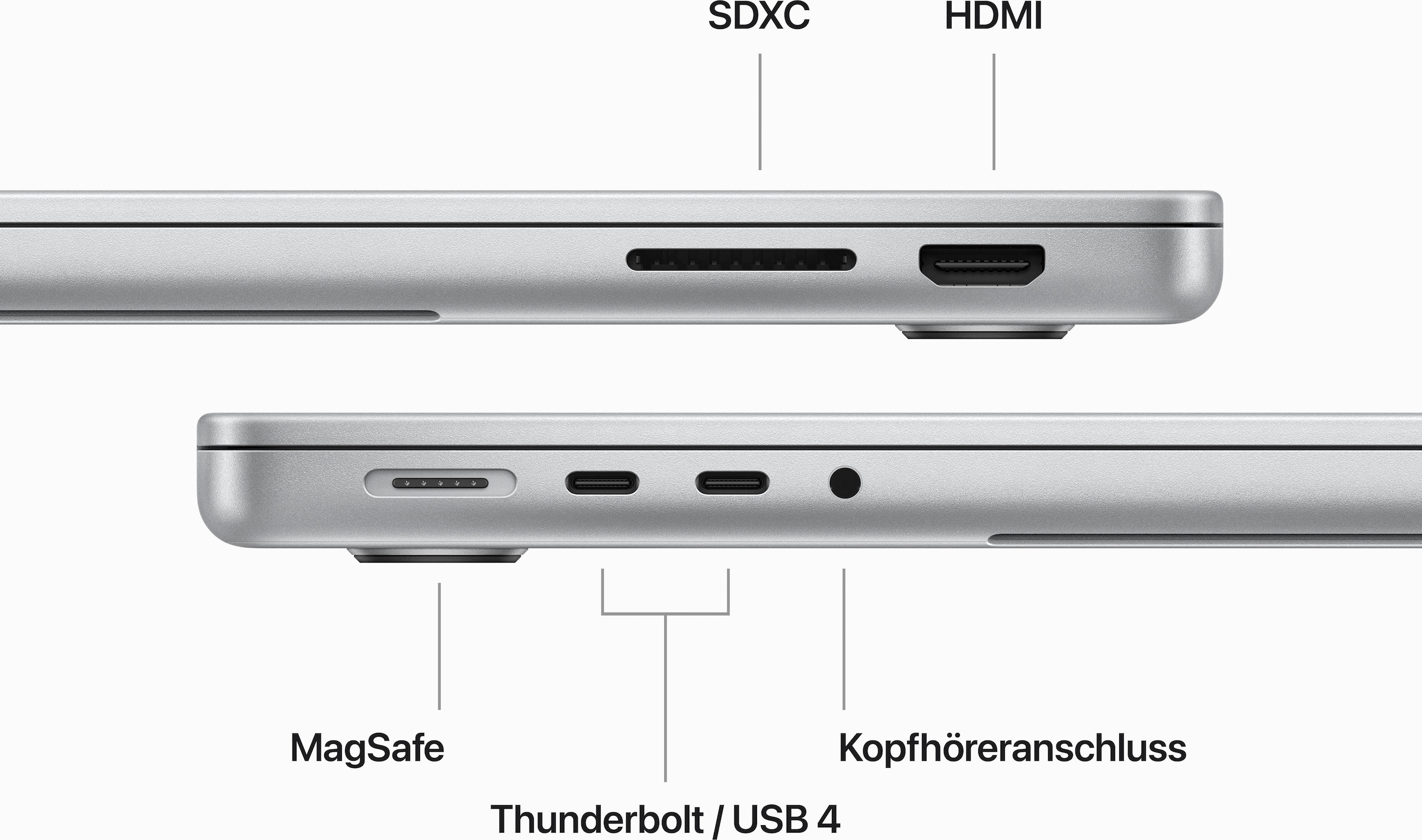 Apple Notebook »MacBook Pro 14''«, 35,97 cm, / 14,2 Zoll, Apple, M3, 10-Core GPU, 512 GB SSD