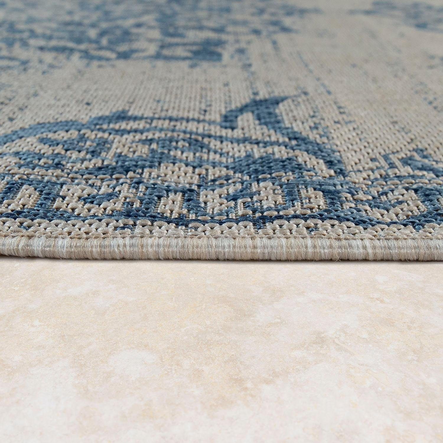 Paco Home Läufer »Coco 206«, rechteckig, 4 mm Höhe, Teppich-Läufer, modernes Design, Orient-Optik, Outdoor geeignet