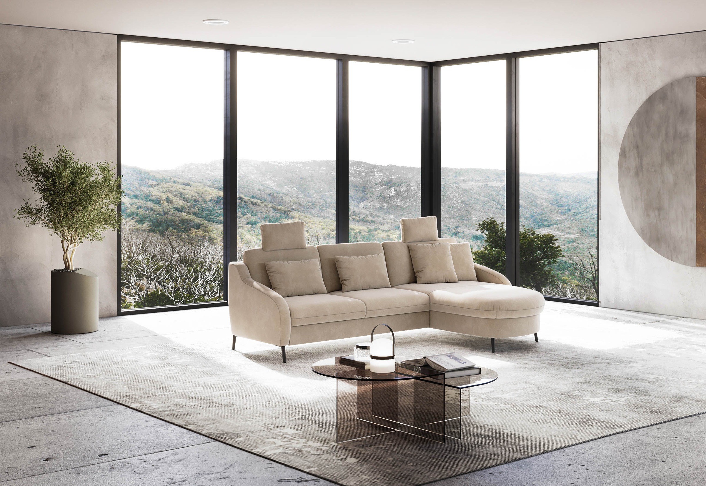 sit&more Ecksofa »Soul L-Form«, wahlweise mit Bettfunktion günstig online kaufen