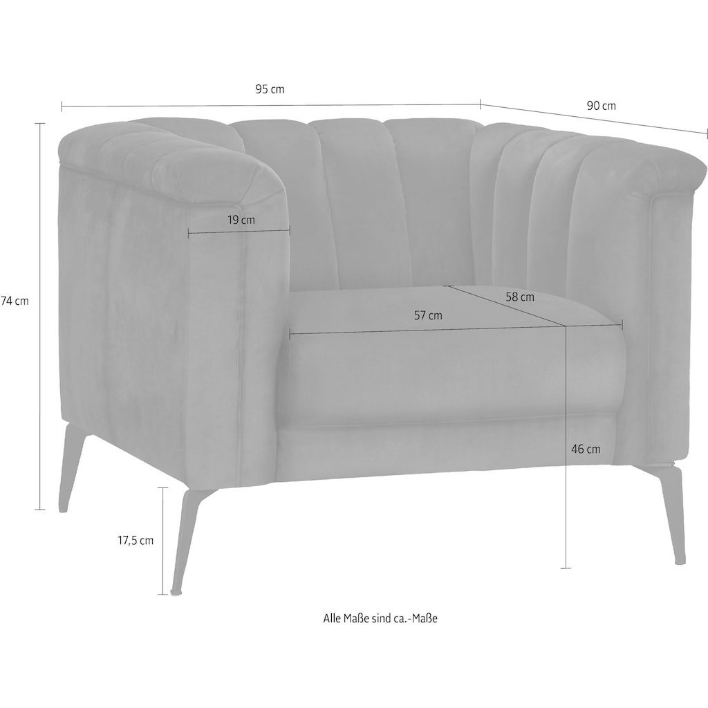 INOSIGN Sessel »Lomani«, im stilvollem Design