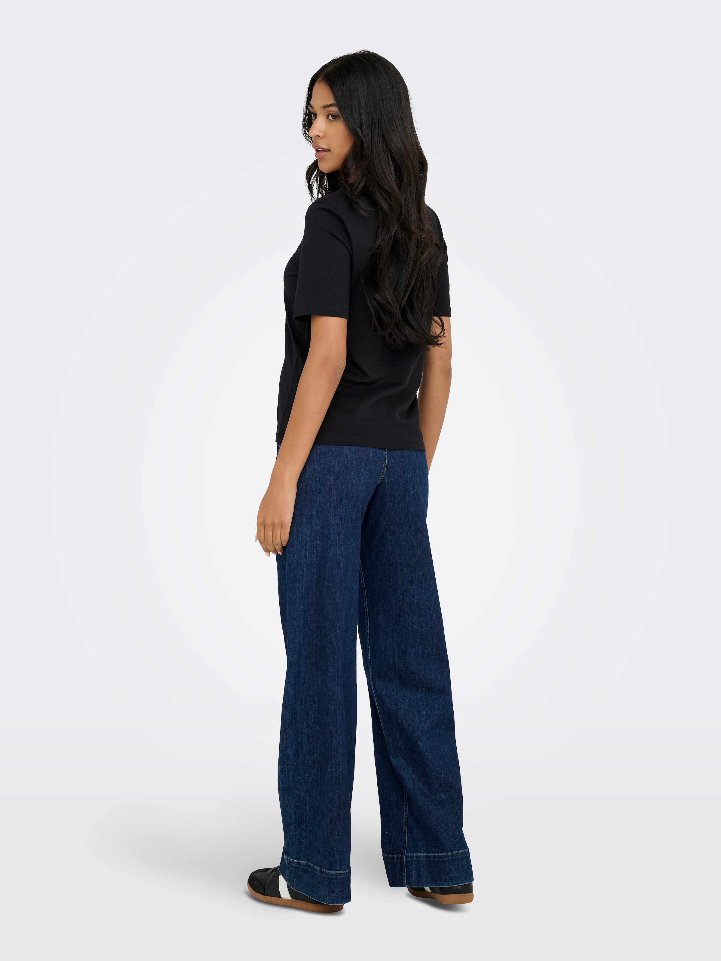 ONLY Kurzarmshirt »ONLONLY – Doppelpack T-Shirts für Alltag und Freizeit« Packung, 2 Stk. regular fit, Jersey, Baumwolle, Rundhals, unifarben