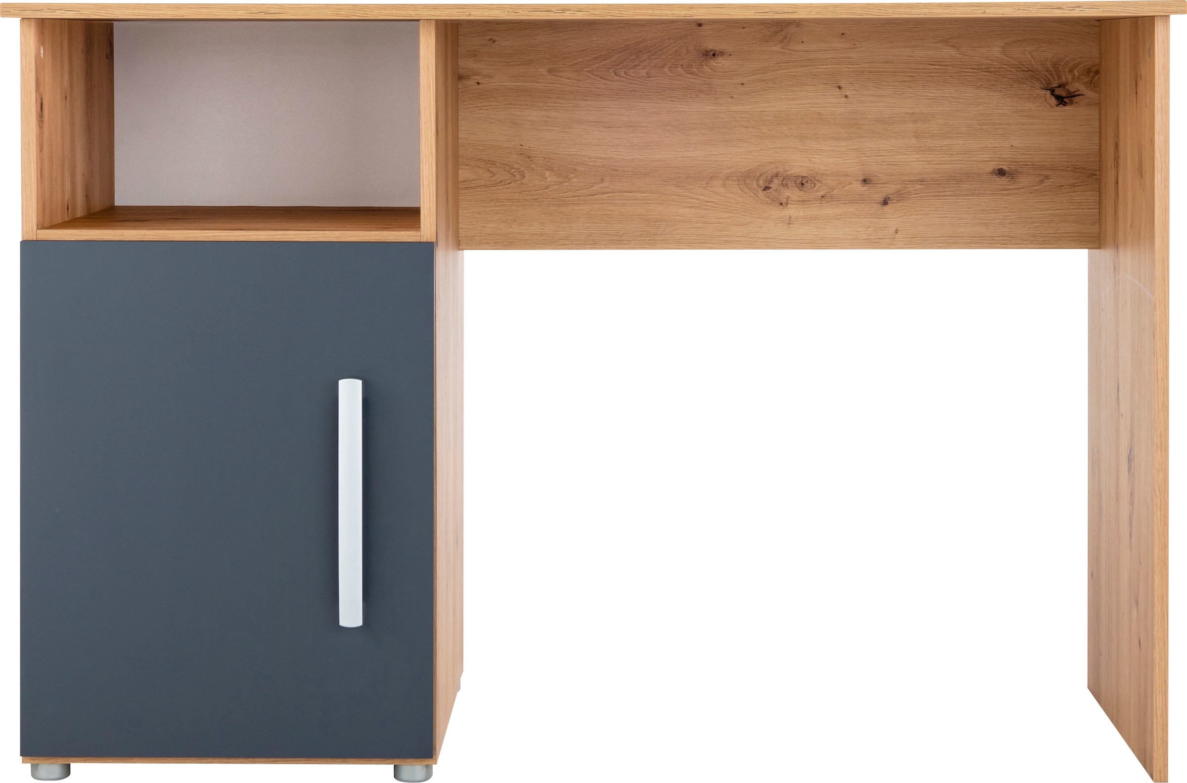 arthur berndt Jugendzimmer-Set »Alessio«, (Set, 4 tlg., Kleiderschrank mit Schubfächern, Regalelement, geräumiger Auszug), mit Melamin-Oberfläche