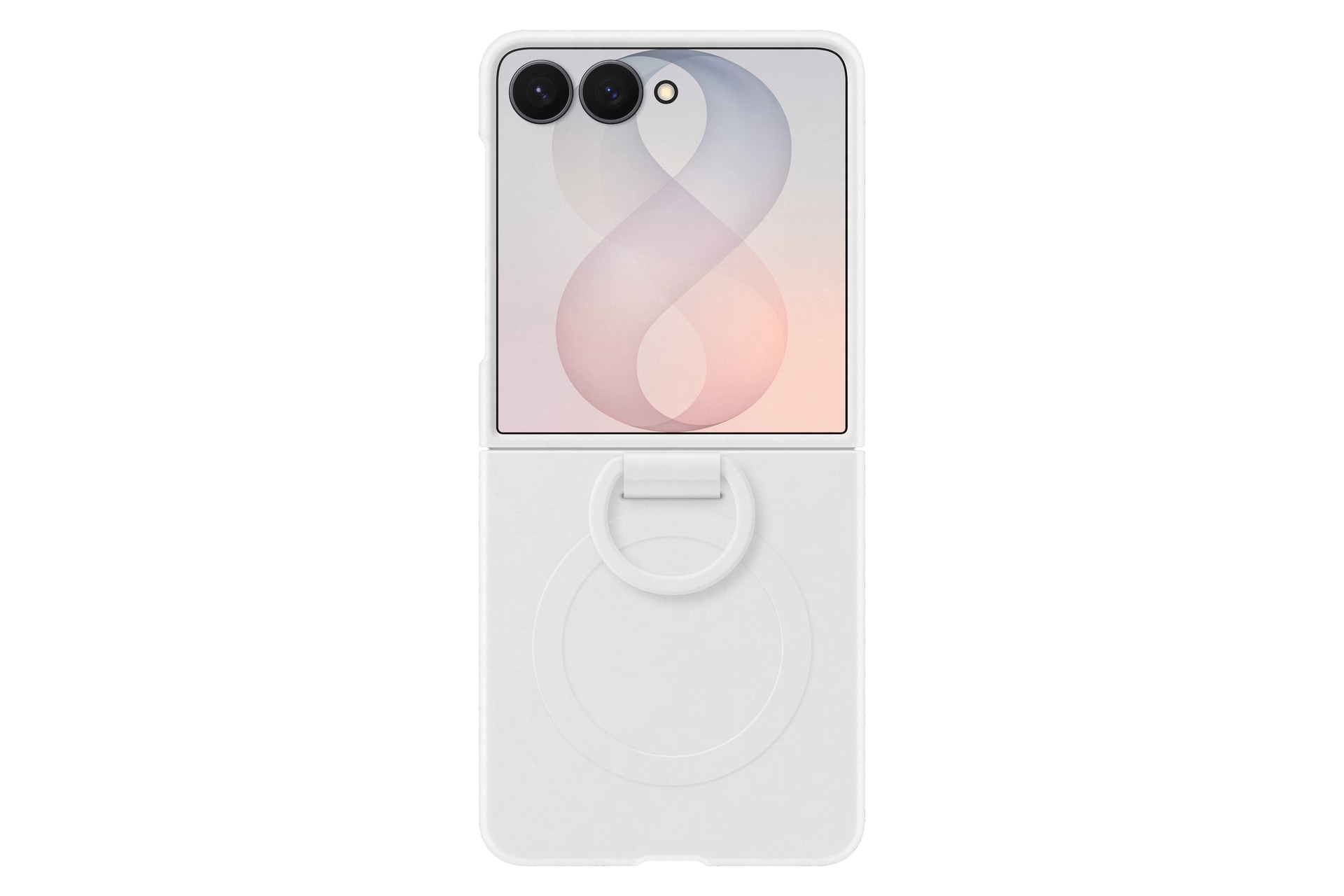 Samsung Smartphone-Hülle »Silicone Ring Magnet Case für Galaxy Flip8« Smartphones Backcover, Schutzhülle, Handyschutzhülle, Case, Schutzcase, stoßfest