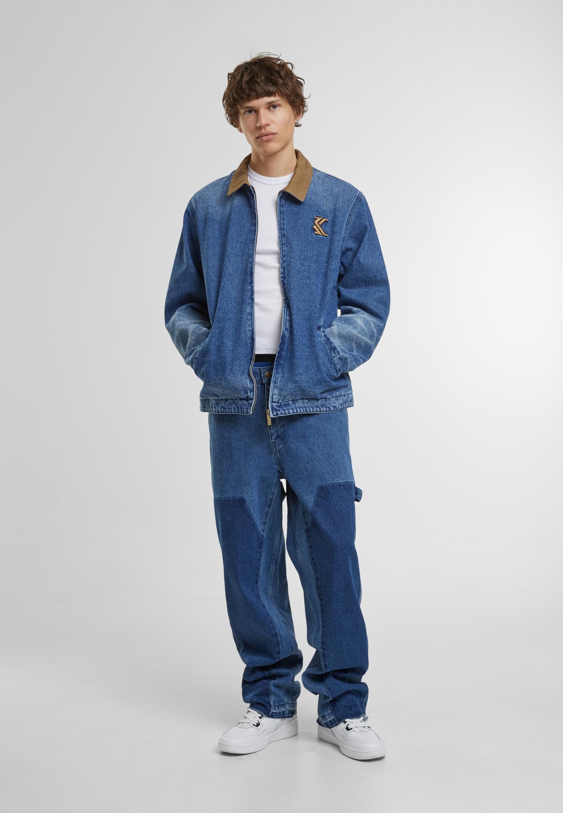 Karl Kani Jeansjacke »Karl Kani Karl Kani Og Washed Denim Jacket« 1 Stk. tlg. ohne Kapuze