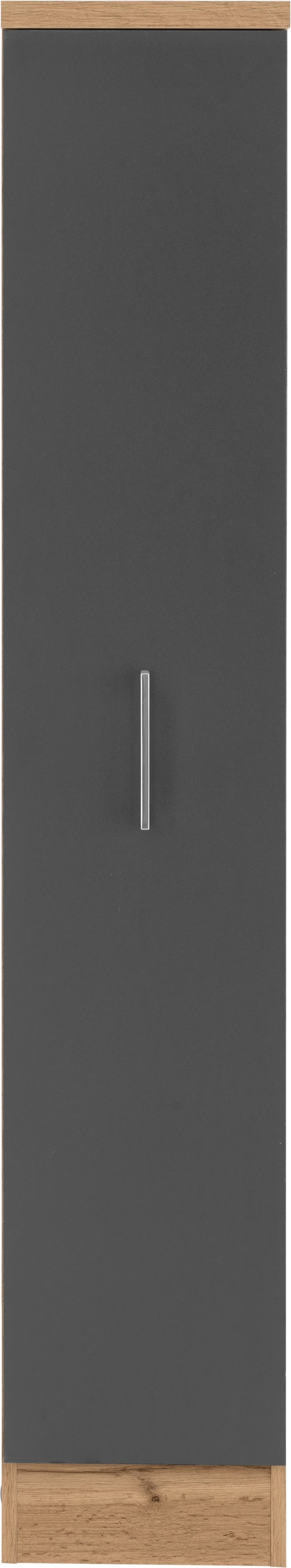 KOCHSTATION Apothekerschrank »KS-Colmar«, 30 cm breit, 165 cm hoch, mit 3 Ablagen, mit Metallgriff