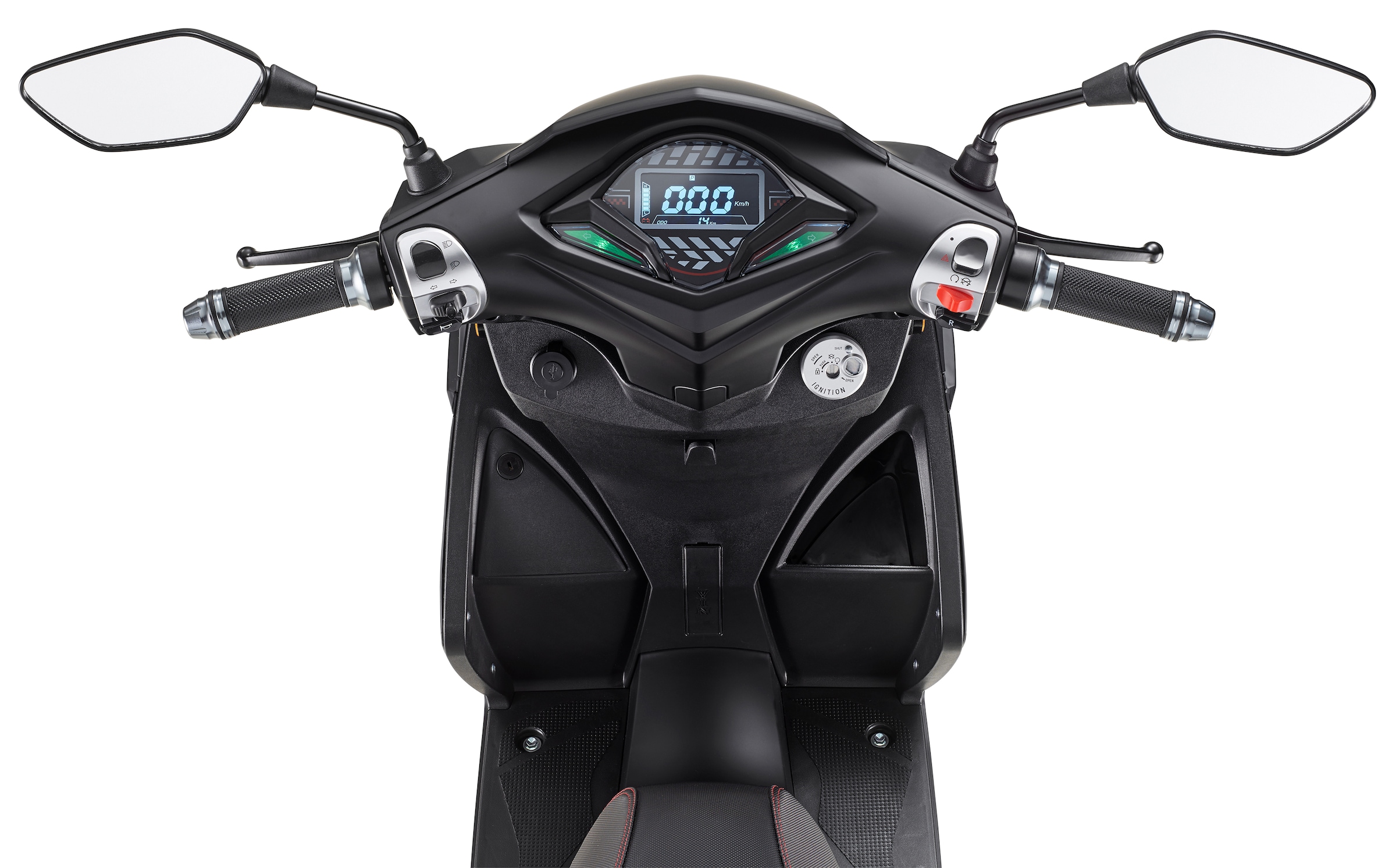 Luxxon E-Motorroller »LuXXon F18e (45km/h)« Elektroroller mit Straßenzulassung, LED-Paket