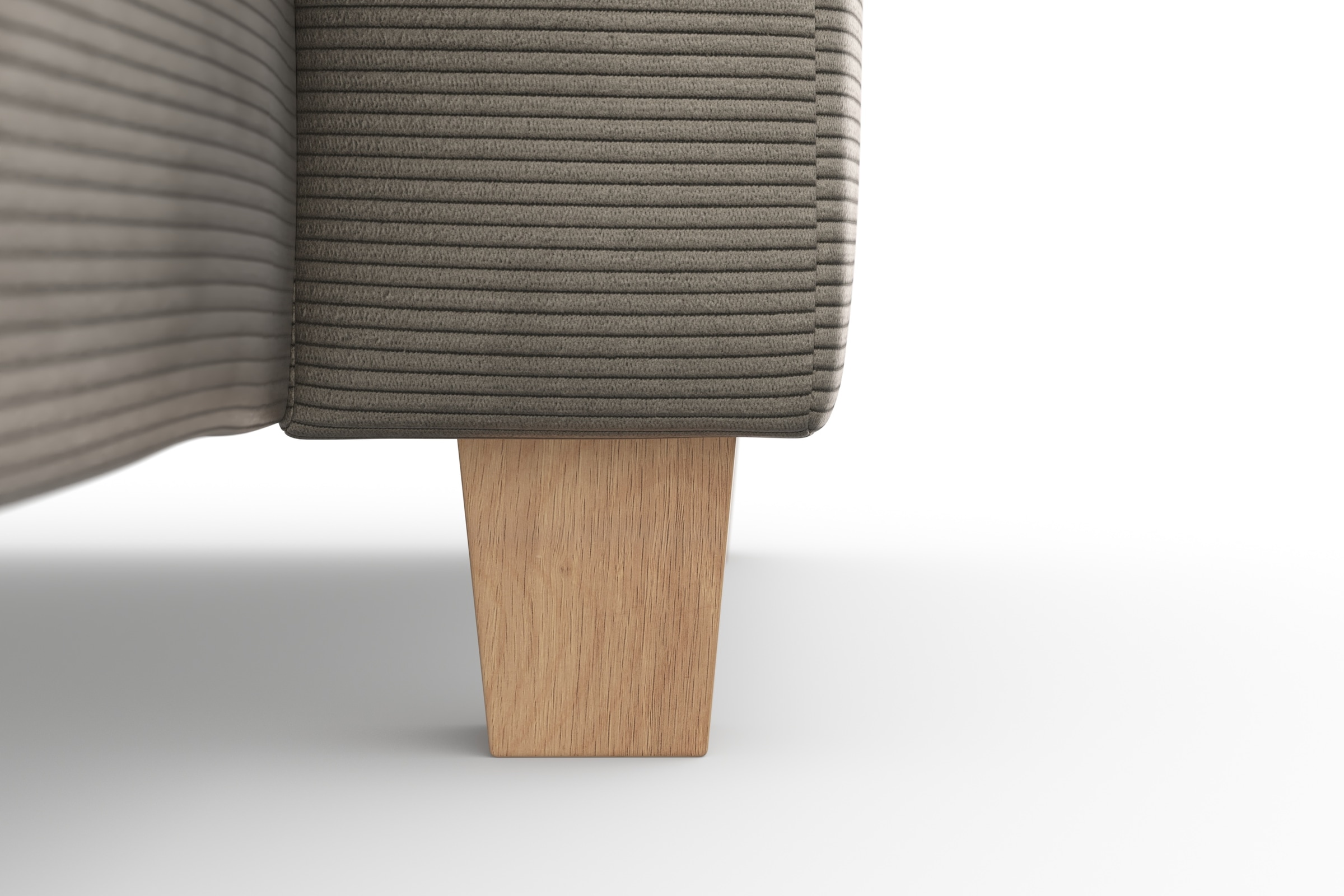 Home affaire Ecksofa »Summer L-Form«, mit Recamiere, mit oder ohne Bettfunktion und Bettkasten, Cord-Bezug