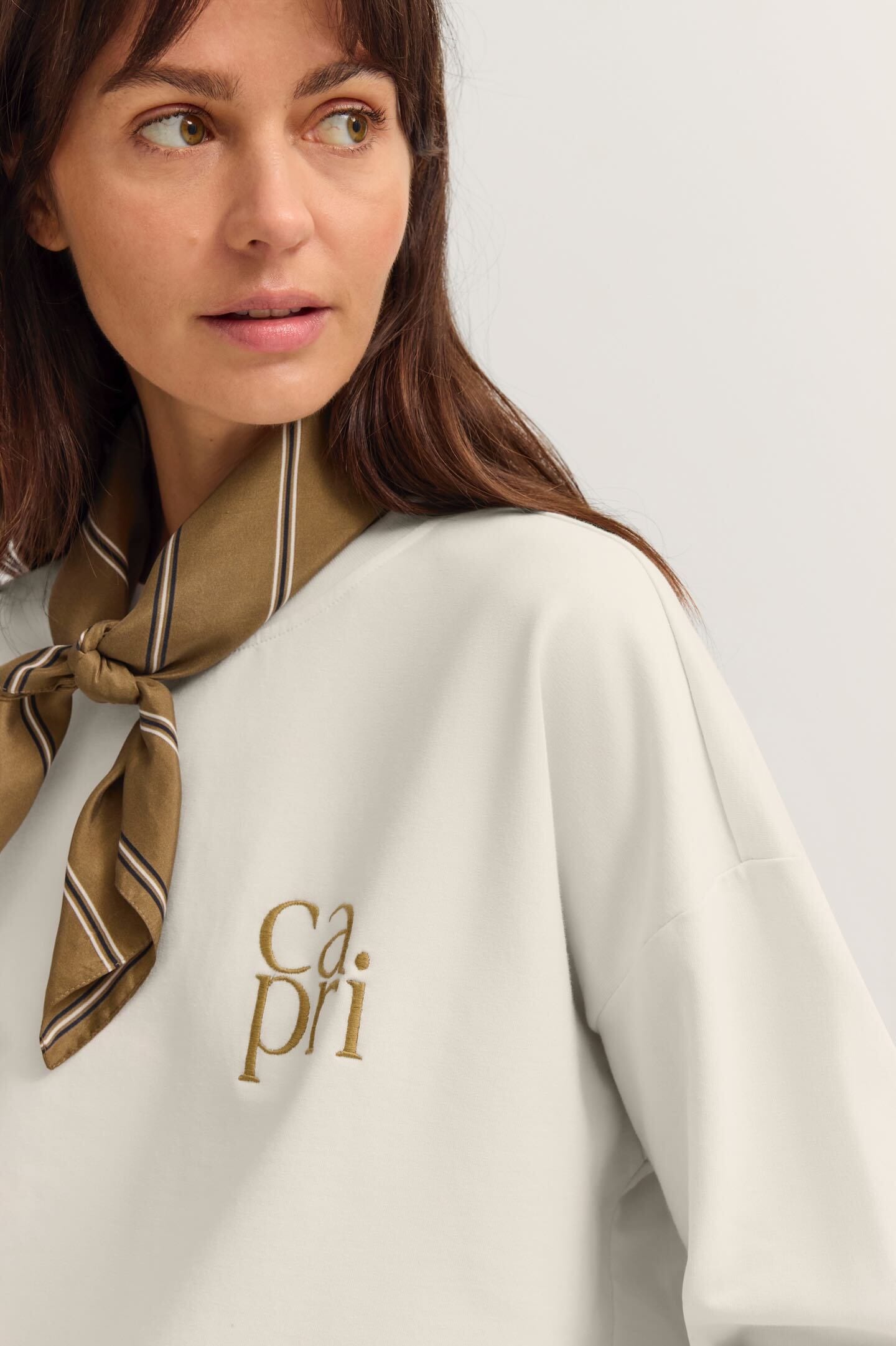 bugatti Sweatshirt »mit Print«, aus elastischer Baumwollqualität
