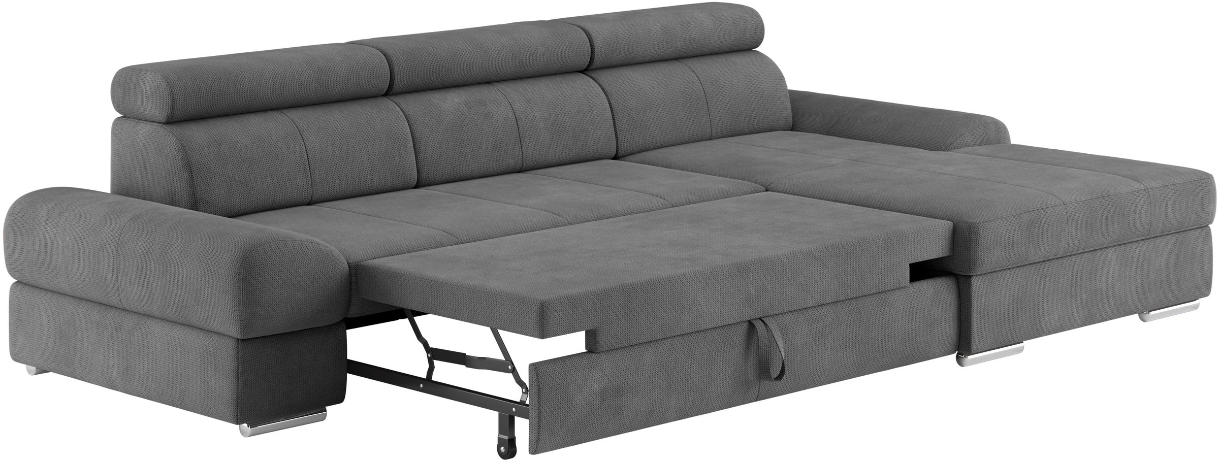 sit&more Ecksofa »Broadway L-Form«, inklusive Kopfteilverstellung, wahlweise mit Bettfunktion