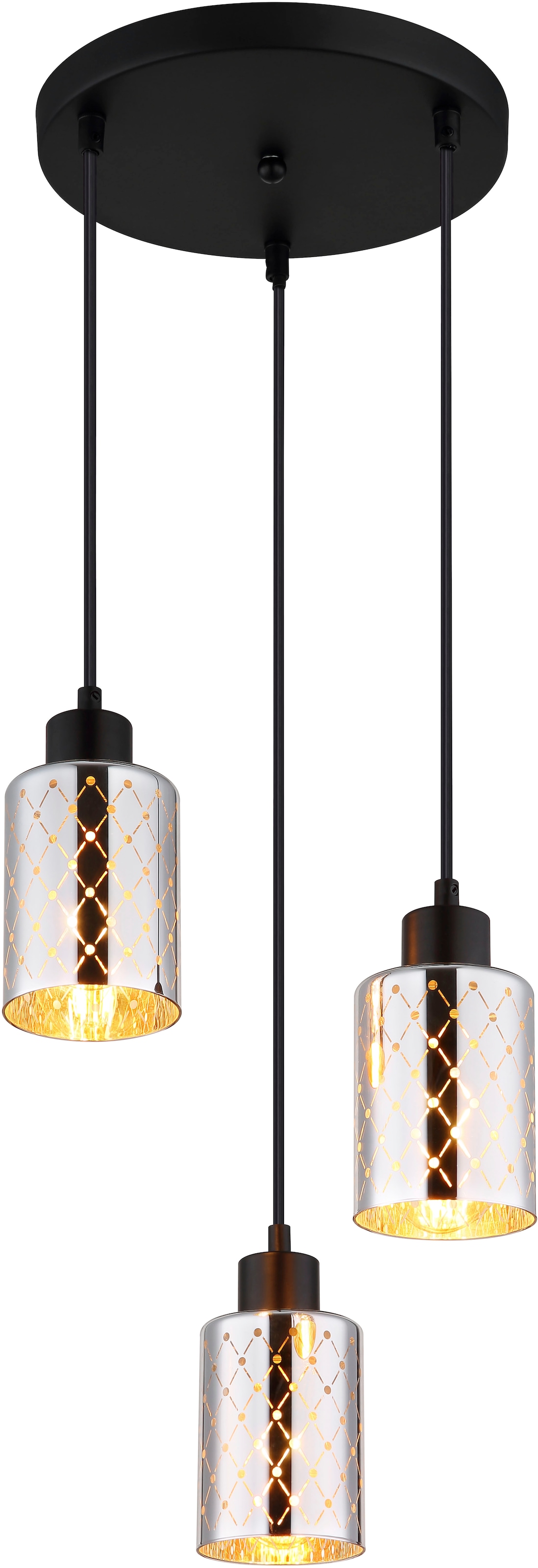 GLOBO LIGHTING Hängeleuchte »ALONSO« E27 1 Stk. Hängelampe Esszimmer-Leucht günstig online kaufen