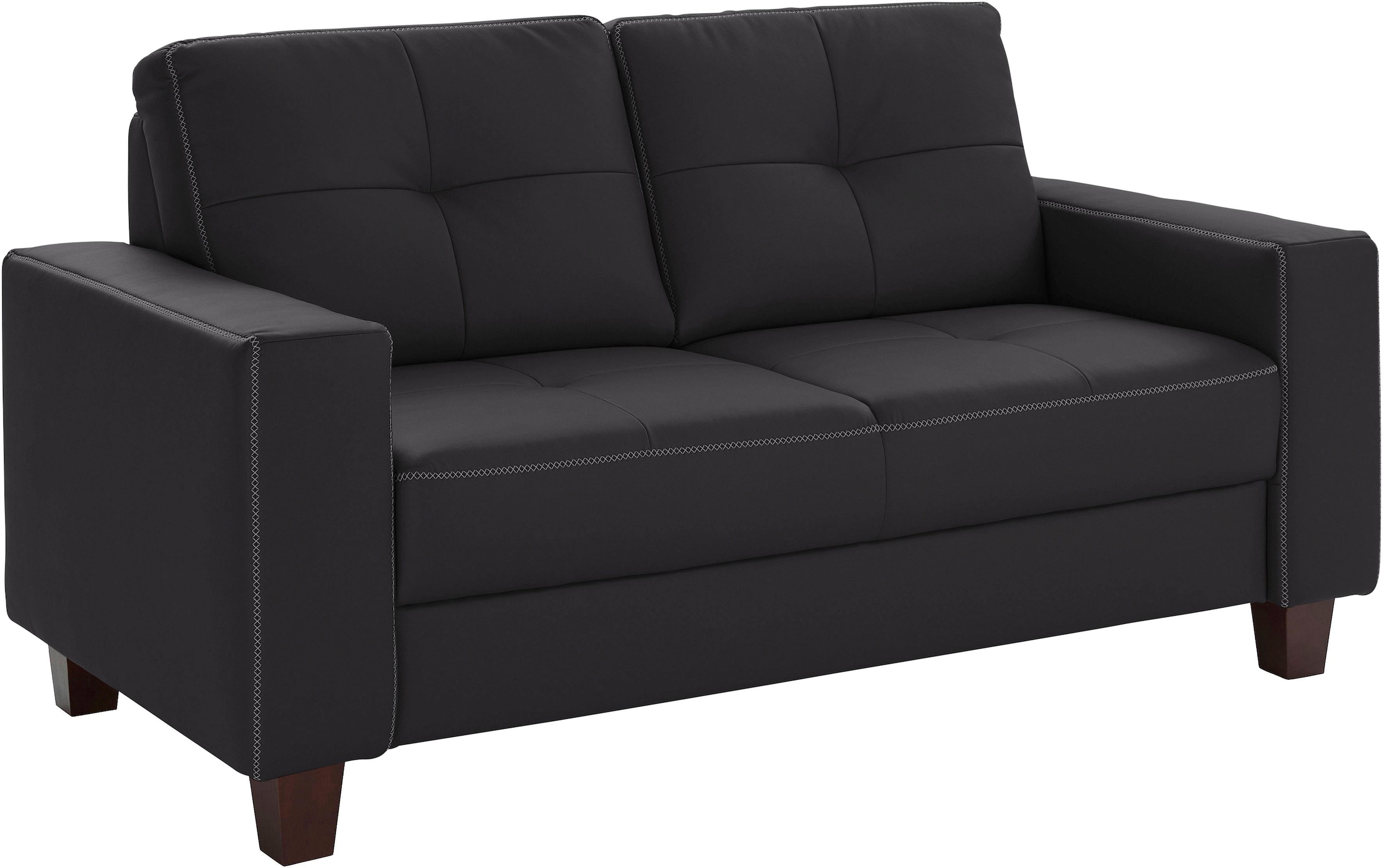 Home affaire 2,5-Sitzer »Varese« mit Kreuznaht und Federkern