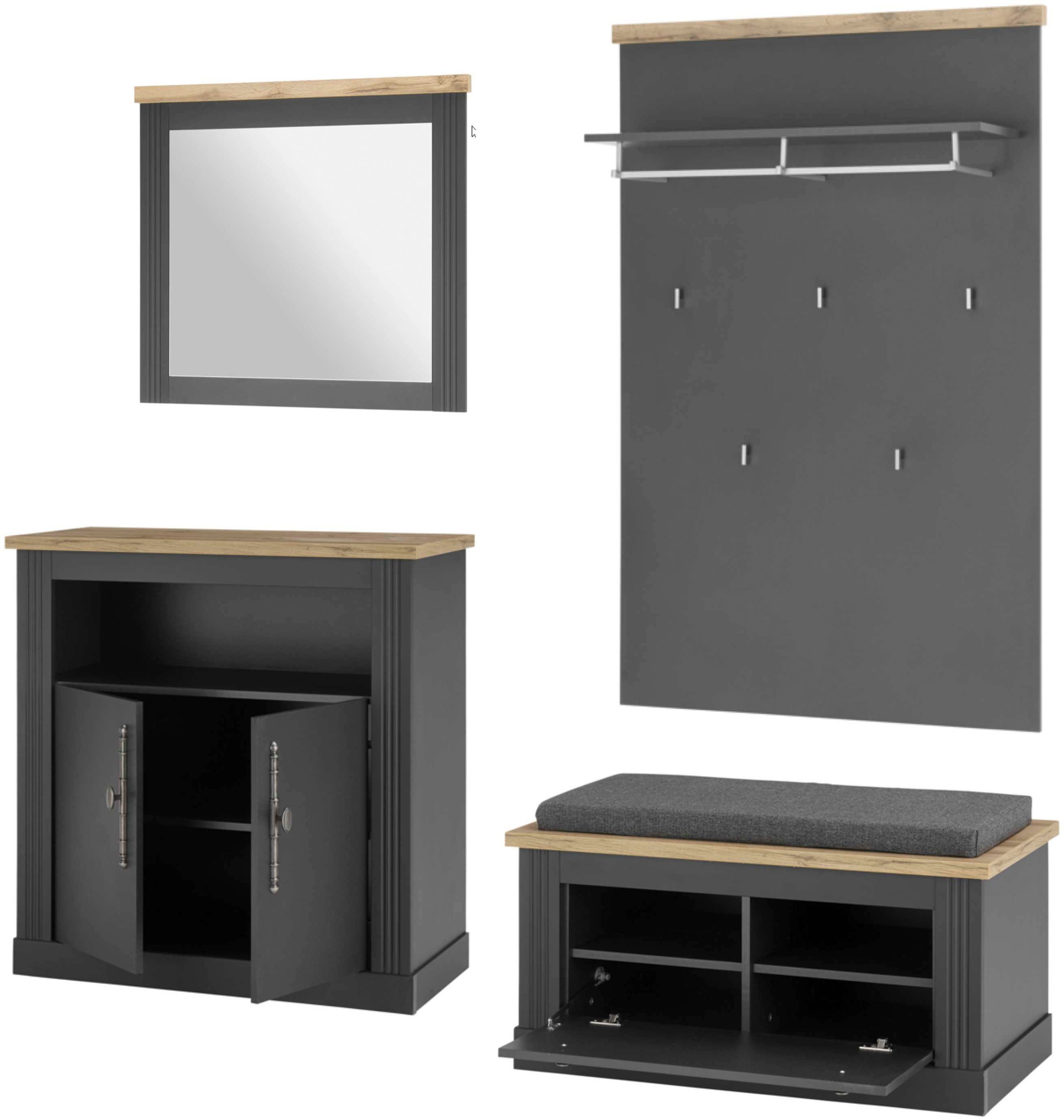 Home affaire Garderoben-Set »WESTMINSTER TOPSELLER!«, (4 St., Schuhbank, Sp günstig online kaufen
