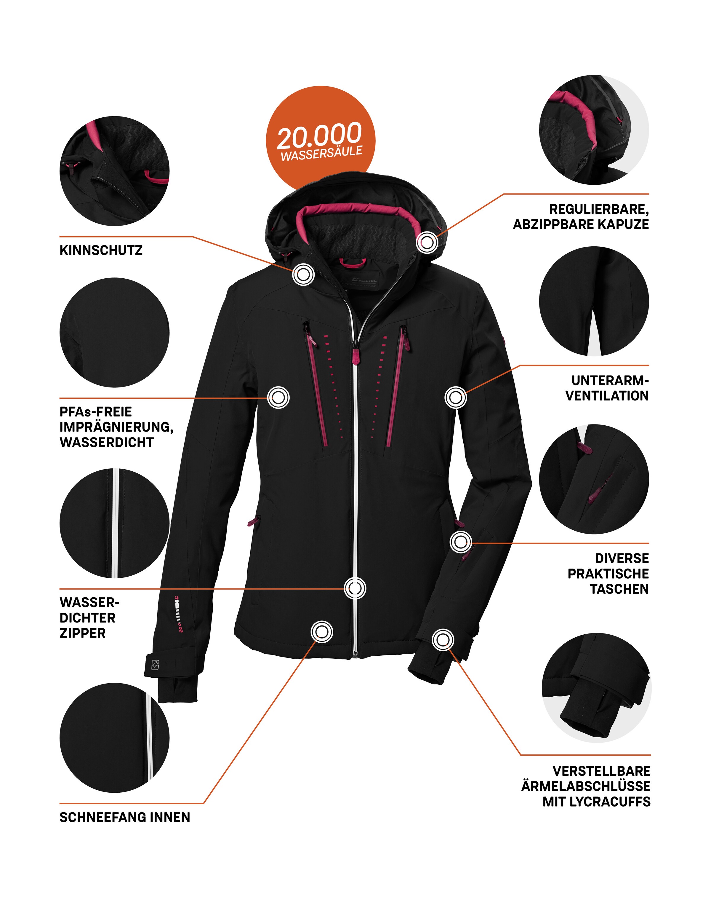 Killtec Skijacke »KSW 41 WMN SKI JCKT«