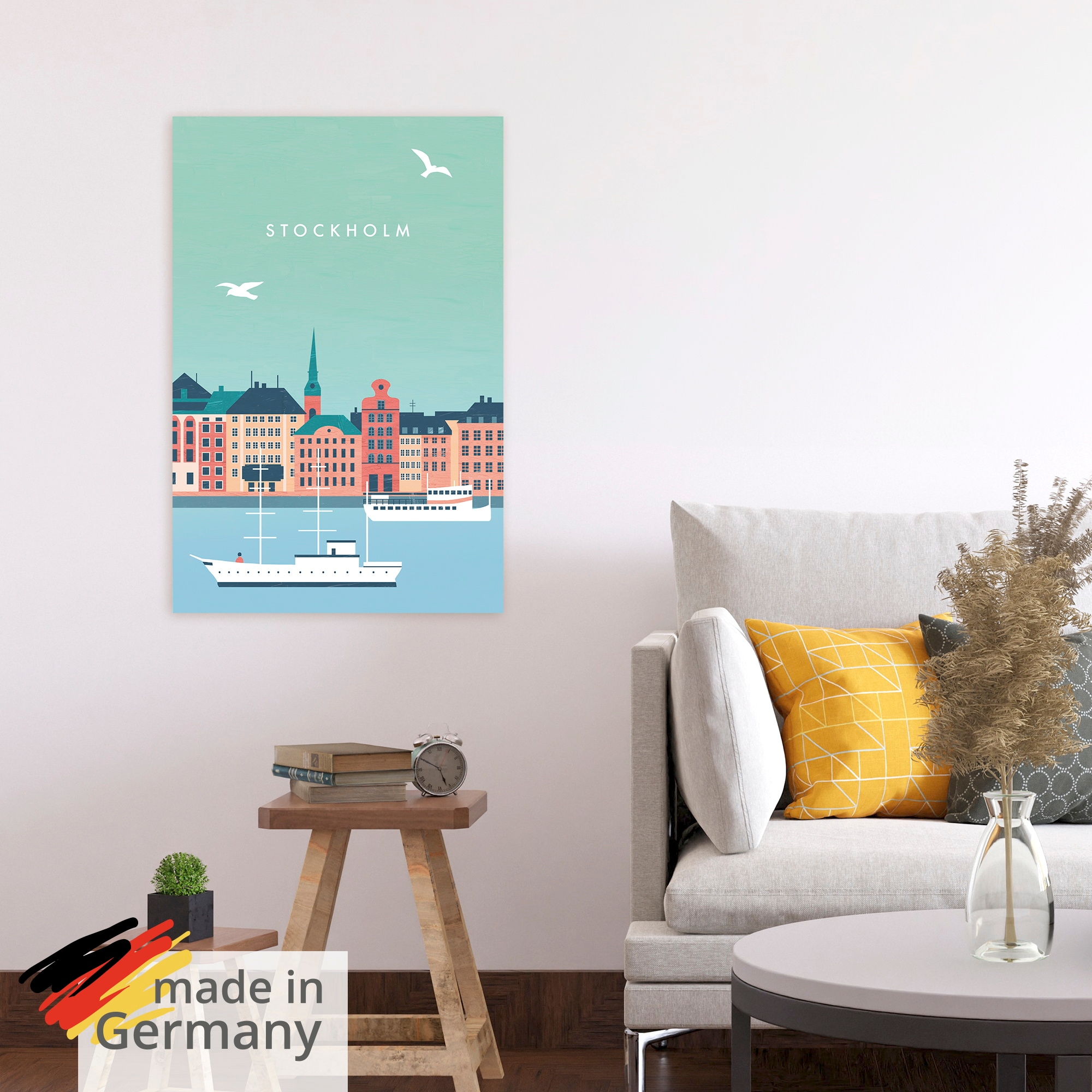Artland Wandbild »Stockholm« 1 Stk. tlg. als Alubild, Leinwandbild, Poster, Wandaufkleber in verschied. Größen