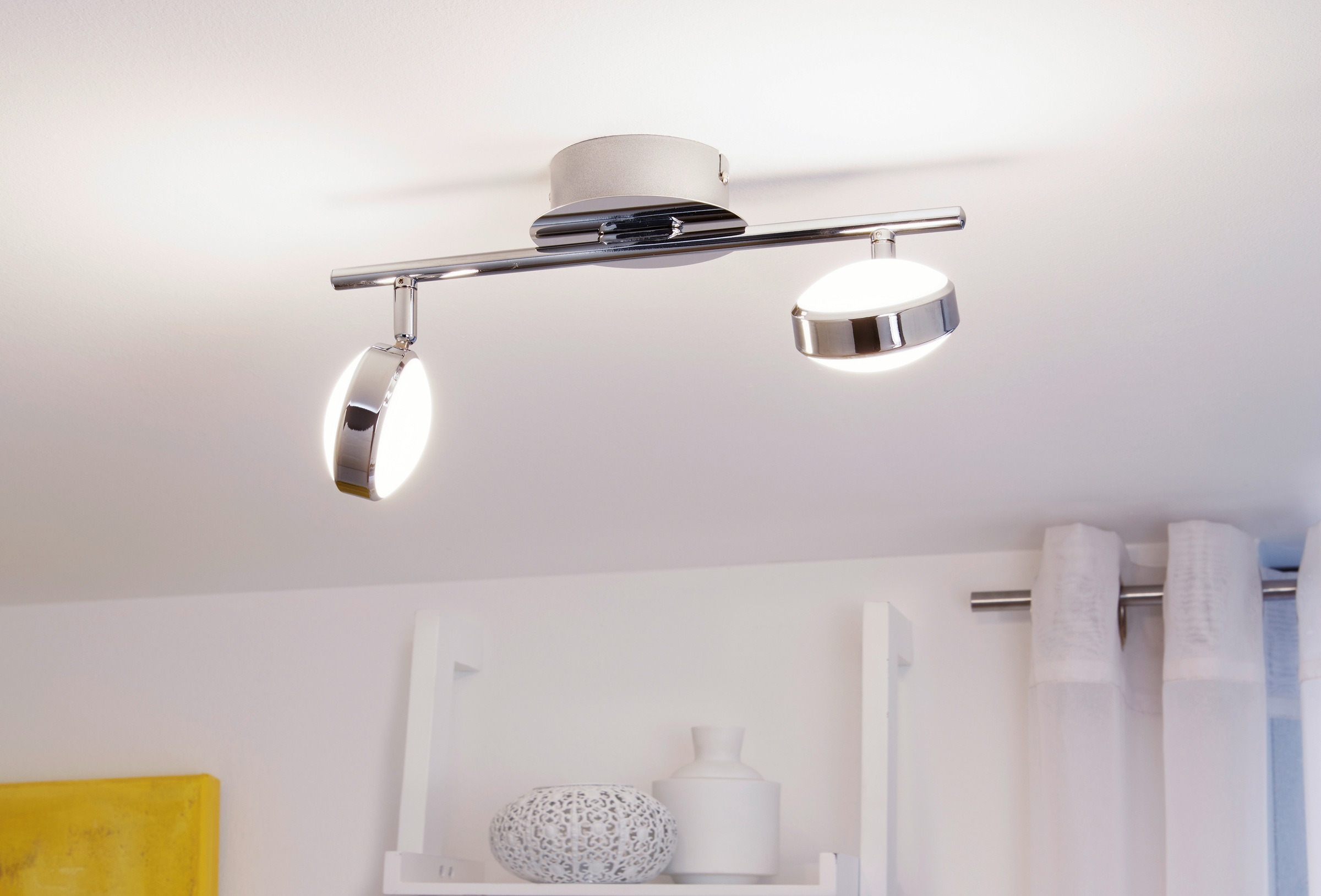 EGLO LED Deckenleuchte »SALTO«, 2 flammig, Leuchtmittel LED-Board   LED fes günstig online kaufen