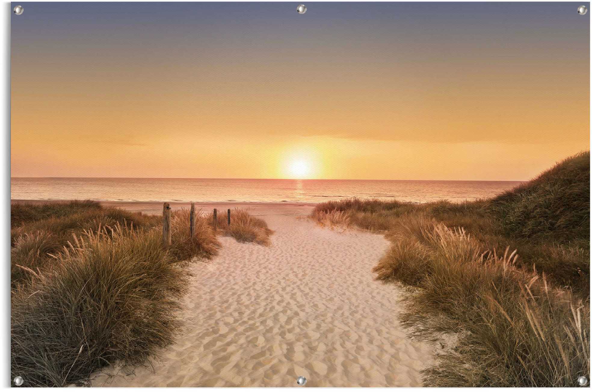 Reinders! Poster »Sonnenuntergang«, leichtes und wasserfestes Gartenposter für den Außeneinsatz
