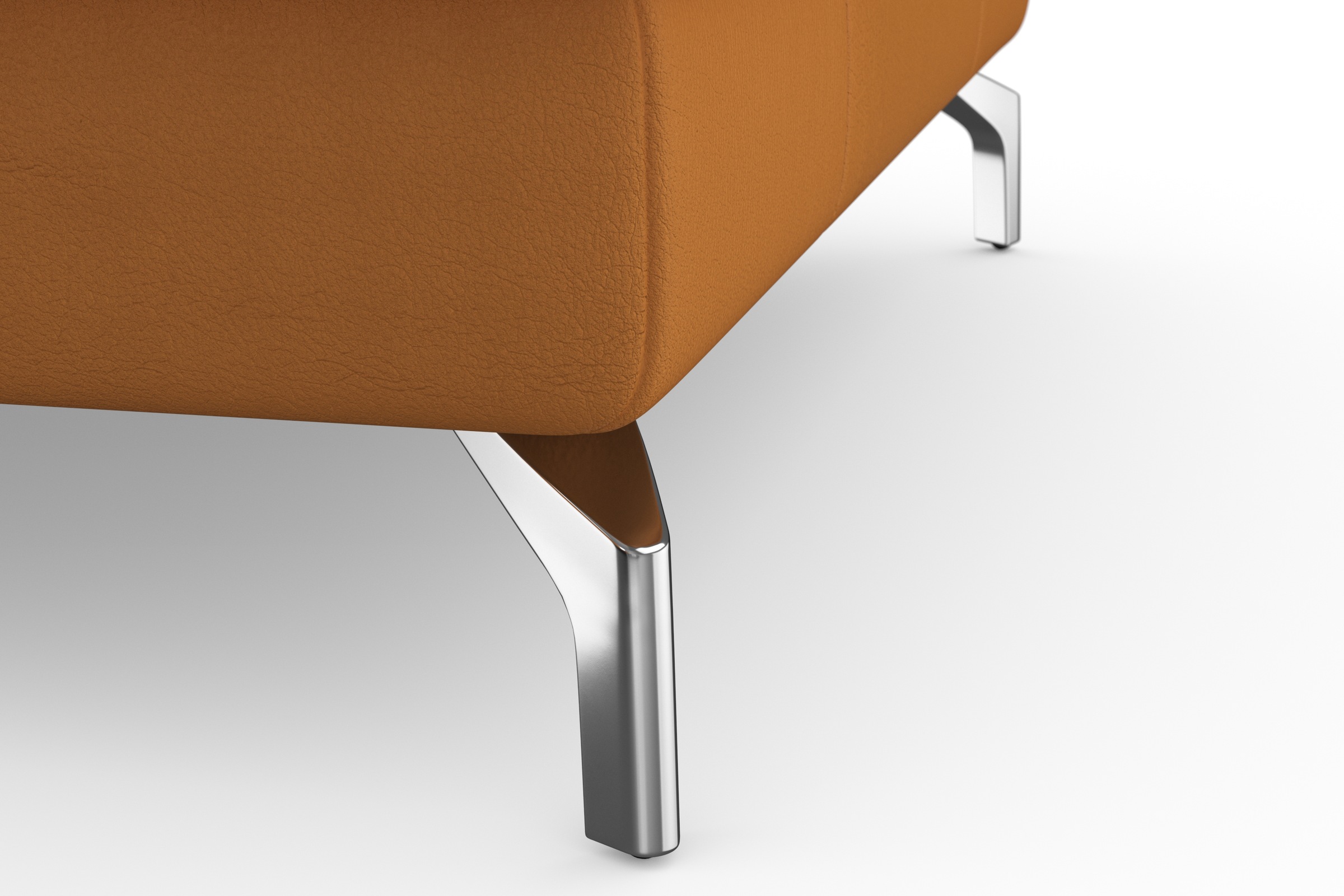 sit&more Wohnlandschaft »Bendigo U-Form«, inklusive Sitztiefenverstellung, Bodenfreiheit 12 cm, in 2 Fußfarben