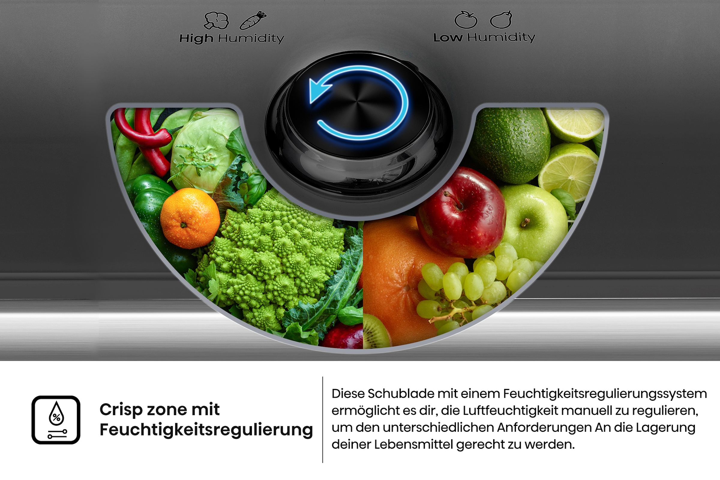 Hisense Kühl-/Gefrierkombination »RB5P410SAFA« 203 cm hoch 59,5 cm breit BigVolumen Modell mit insgesamt 413 Liter