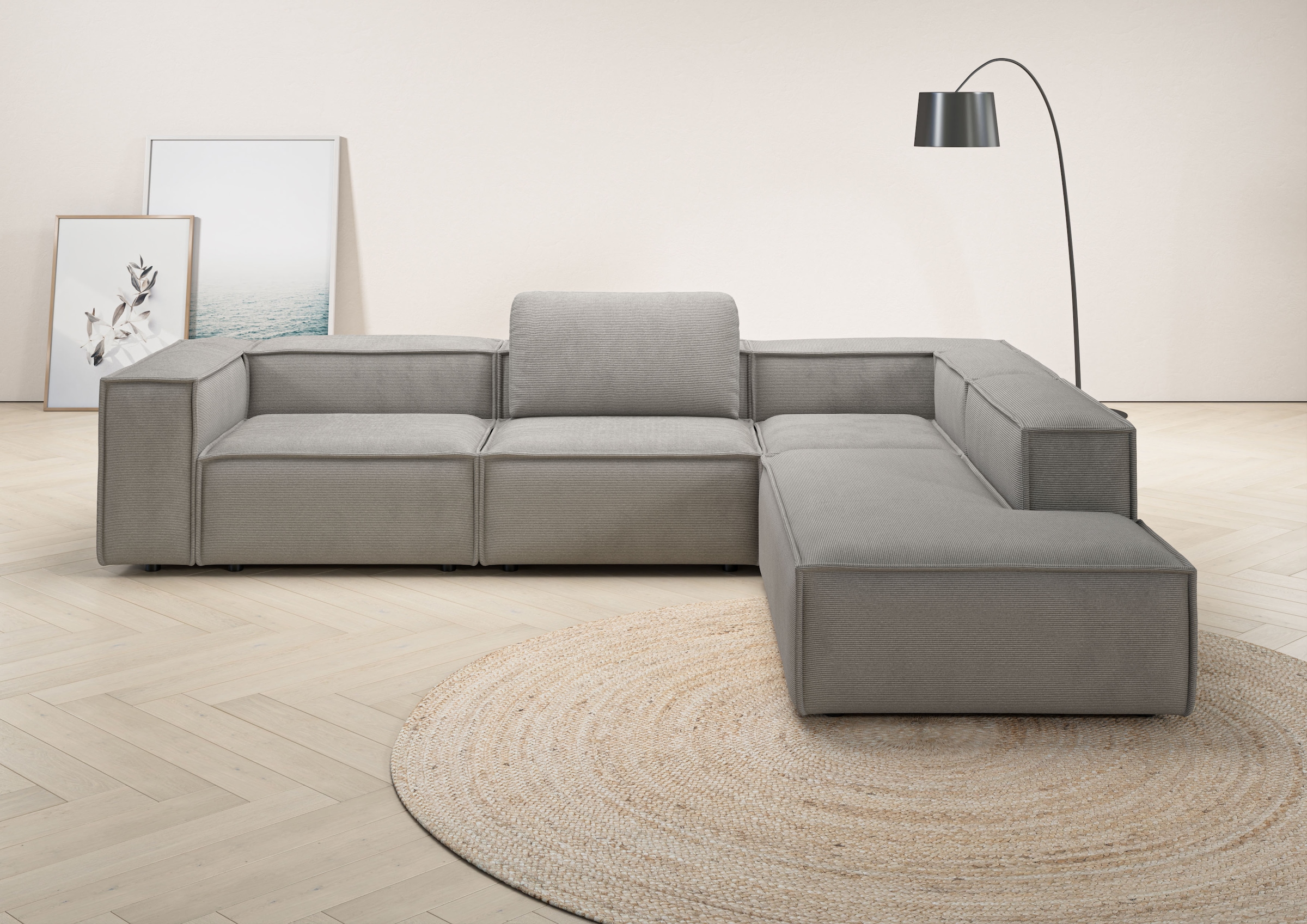 Places of Style Ecksofa »Watertown moderne L-Form«, Breite 311 cm günstig online kaufen