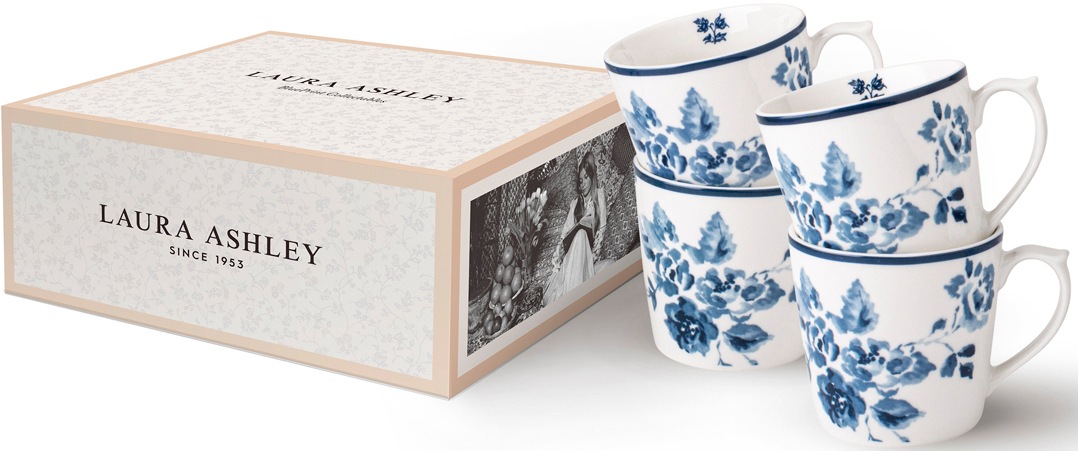3. Bild von LAURA ASHLEY BLUEPRINT COLLECTABLES Becher »China Rose«, (Set, 4 tlg., 4 Becher), 4-teilig, 320 ml