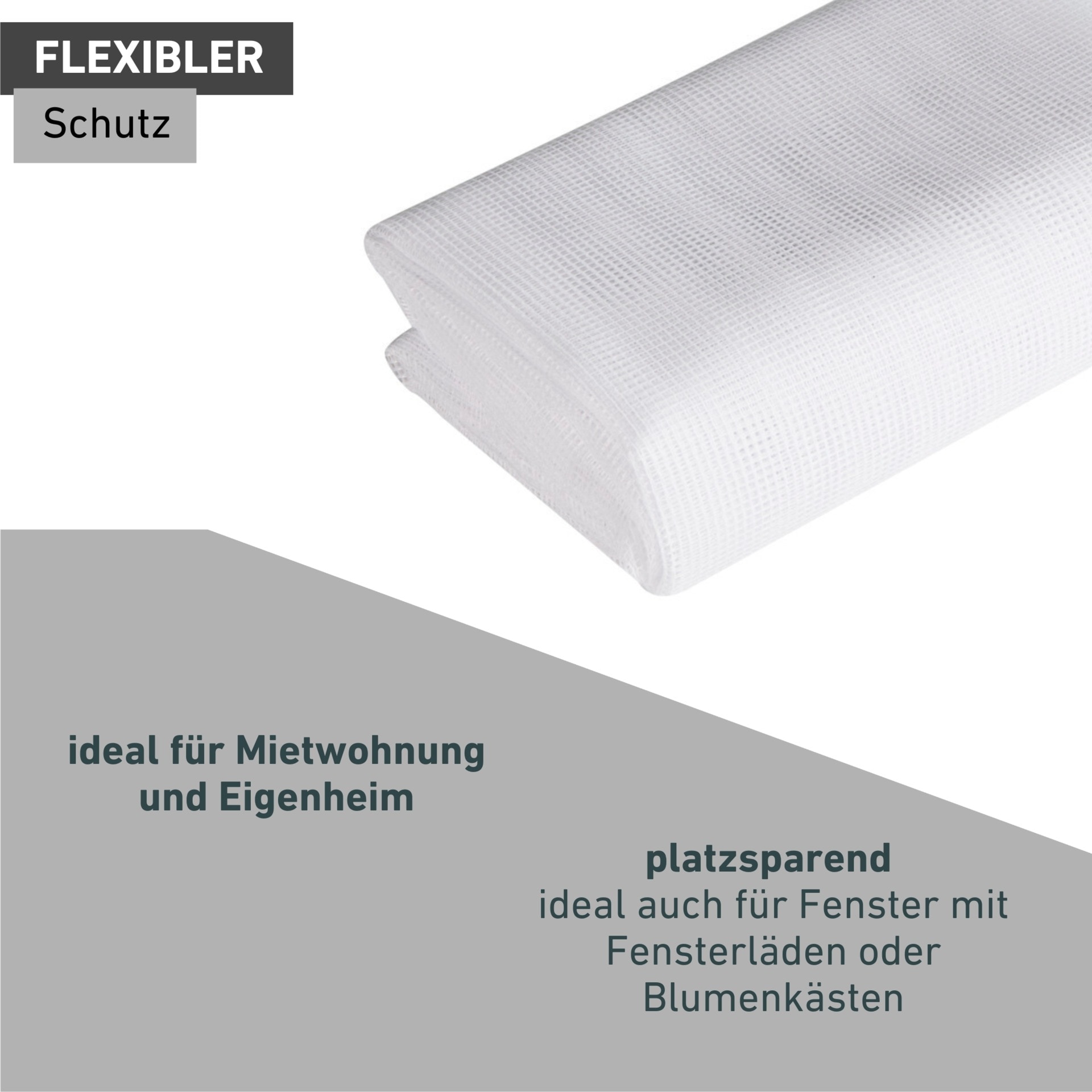 Windhager Moskitonetz »Open-Up, flexibler Insektenschutz für Fenster, ohne Bohren« 1 Stk. tlg. Insektenschutzgitter 130 x 150 cm, erhältlich in anthrazit oder weiß