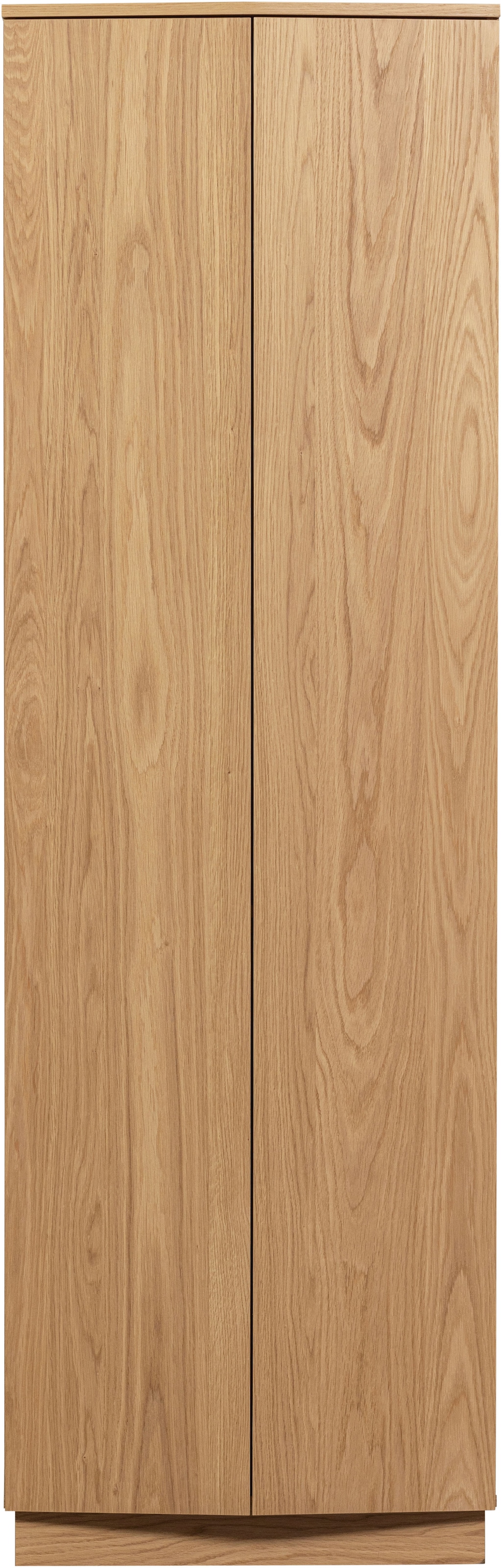 WOOOD Mehrzweckschrank »ZUMA  Garderobenschrank. Wäscheschrank, Höhe 210 cm« Eichenfurnier mit zeitlosem Design und Maserung