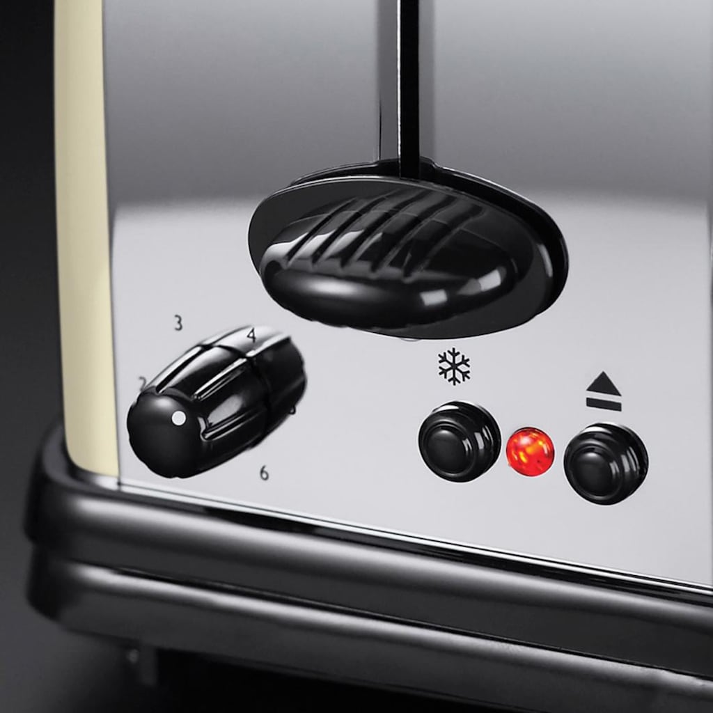 RUSSELL HOBBS Toaster »Colours Plus+ Classic Cream 21395-56«, 1 langer Schlitz, 1000 W