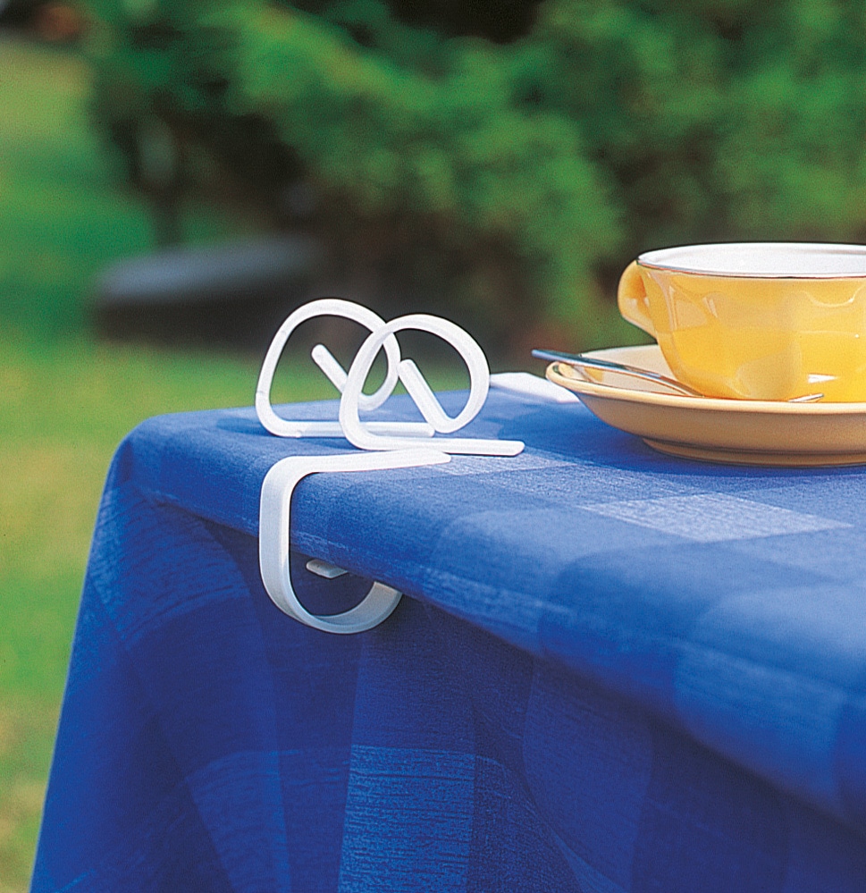 Ruco Tischtuchklammer, weiß