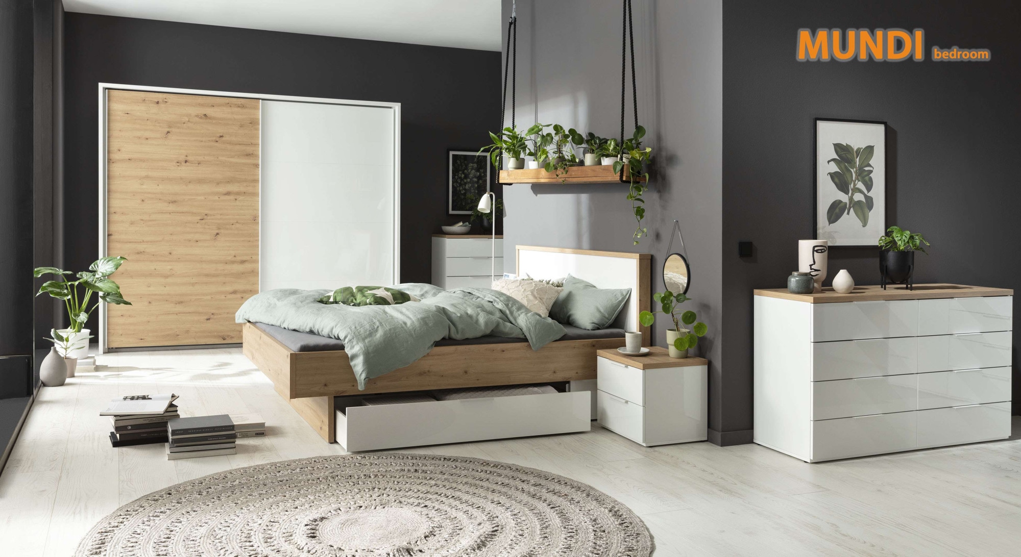 Composad Bettgestell »King-Size-Bett«, (1 tlg.), Mit Platz für Aufbewahrungsschublade (nicht enthalten)