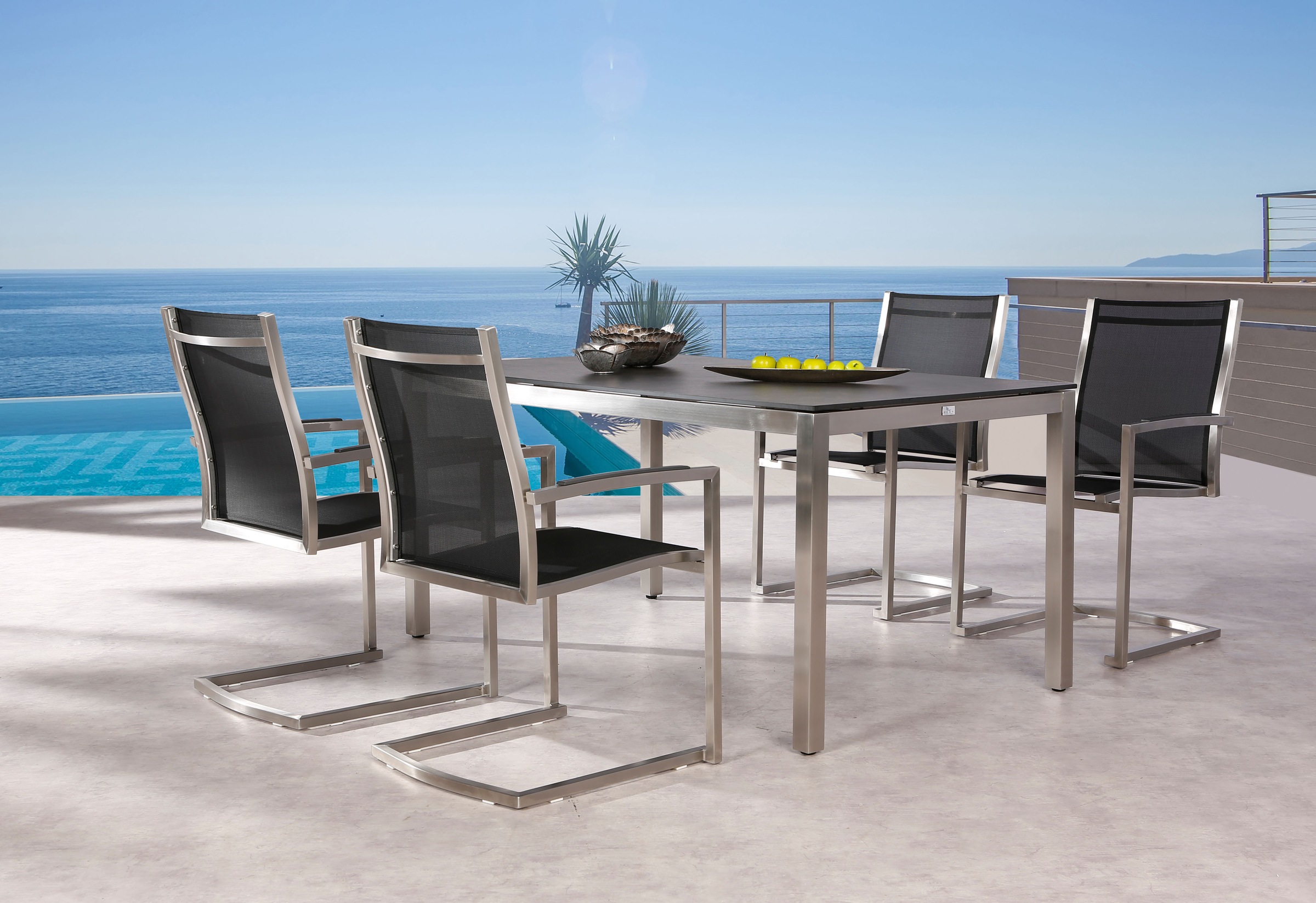 Best Gartenstuhl »Marbella«, 1 St., Freischwing Stuhl