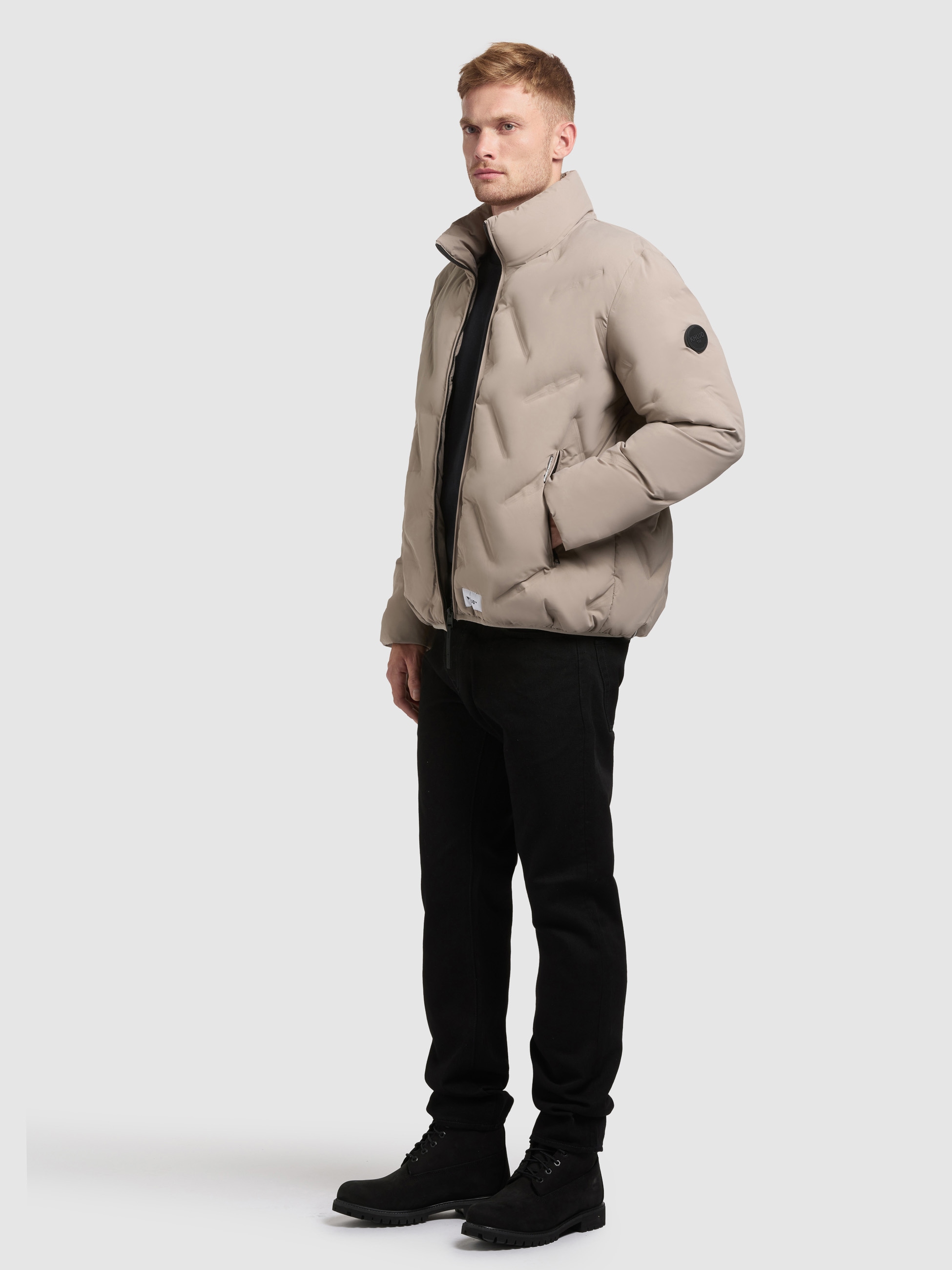 khujo Steppjacke »CLOVER« ohne Kapuze mit hochwertiger Prägung