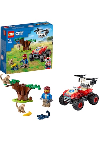 LEGO® Konstruktionsspielsteine »Tierrettungs-Quad (60300), LEGO® City«, (74 St.), Made... kaufen